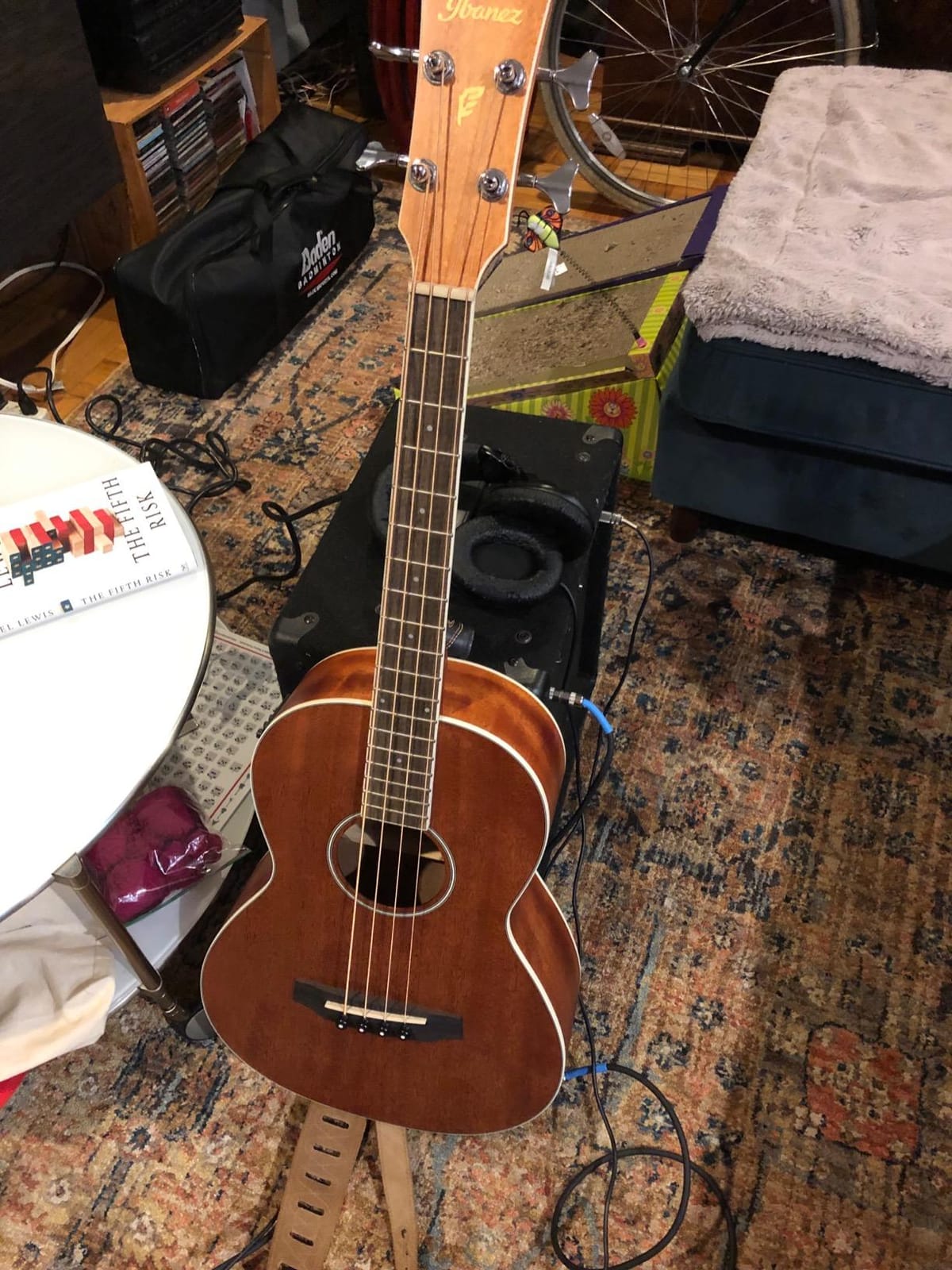 Ibanez PNB14E - Open Pore Natural Acoustic-Electric Bass customer photo 1