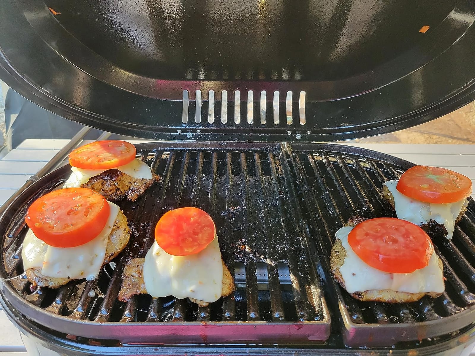 Coleman RoadTrip 225 Portable Tabletop Grill, 2-Burner Gas Grill with Matchless Ignition & Adjustable Temperature Control, 11,000 BTUs customer photo 2