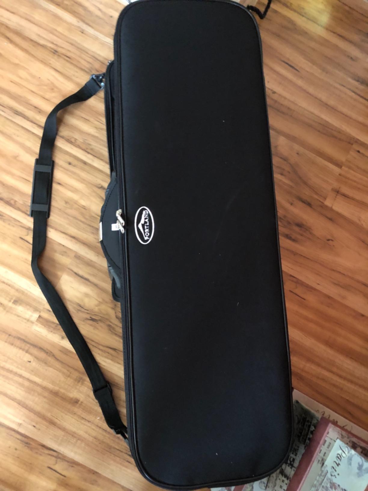 Electric Violin Bunnel Edge Outfit 4/4 Full Size (BLACK) - With Carrying Case and Accessories - Headphone Jack - Piezo Ceramic Pick-up - from Kennedy Violins customer photo 2