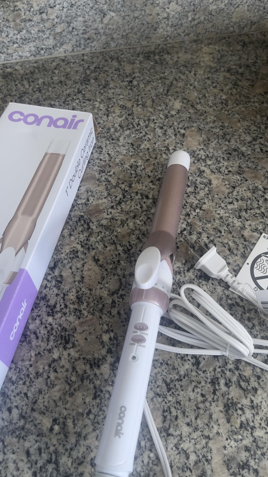 Conair Curling Iron, Double Ceramic, 1