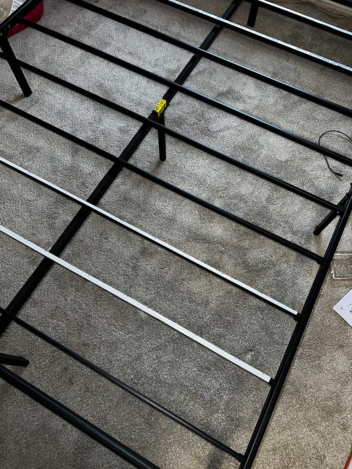 Best Price Mattress 14-Inch Metal Platform Beds w/ Heavy Duty Steel Slat Mattress Foundation (No Box Spring Needed), Black customer photo 2