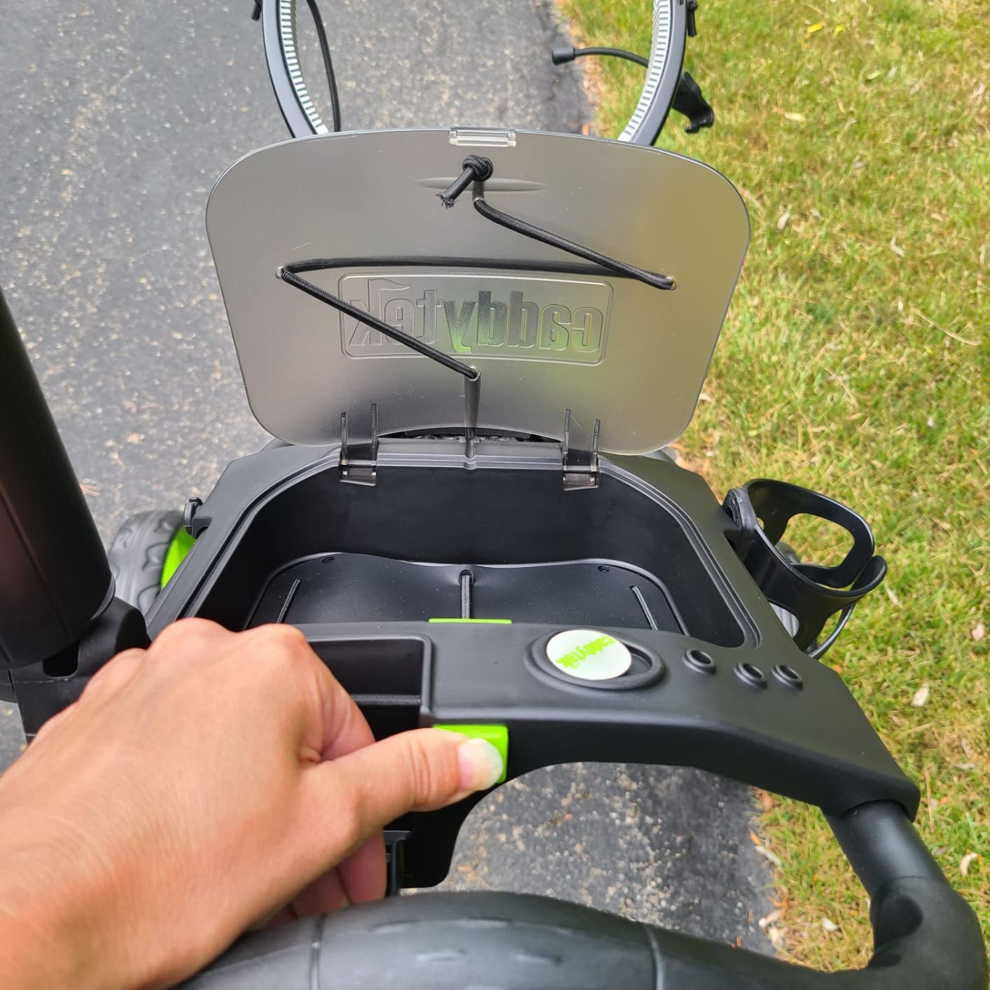 Caddytek CaddyTek EZ-fold 3 Wheel Golf Push Cart Version 8 customer photo 2