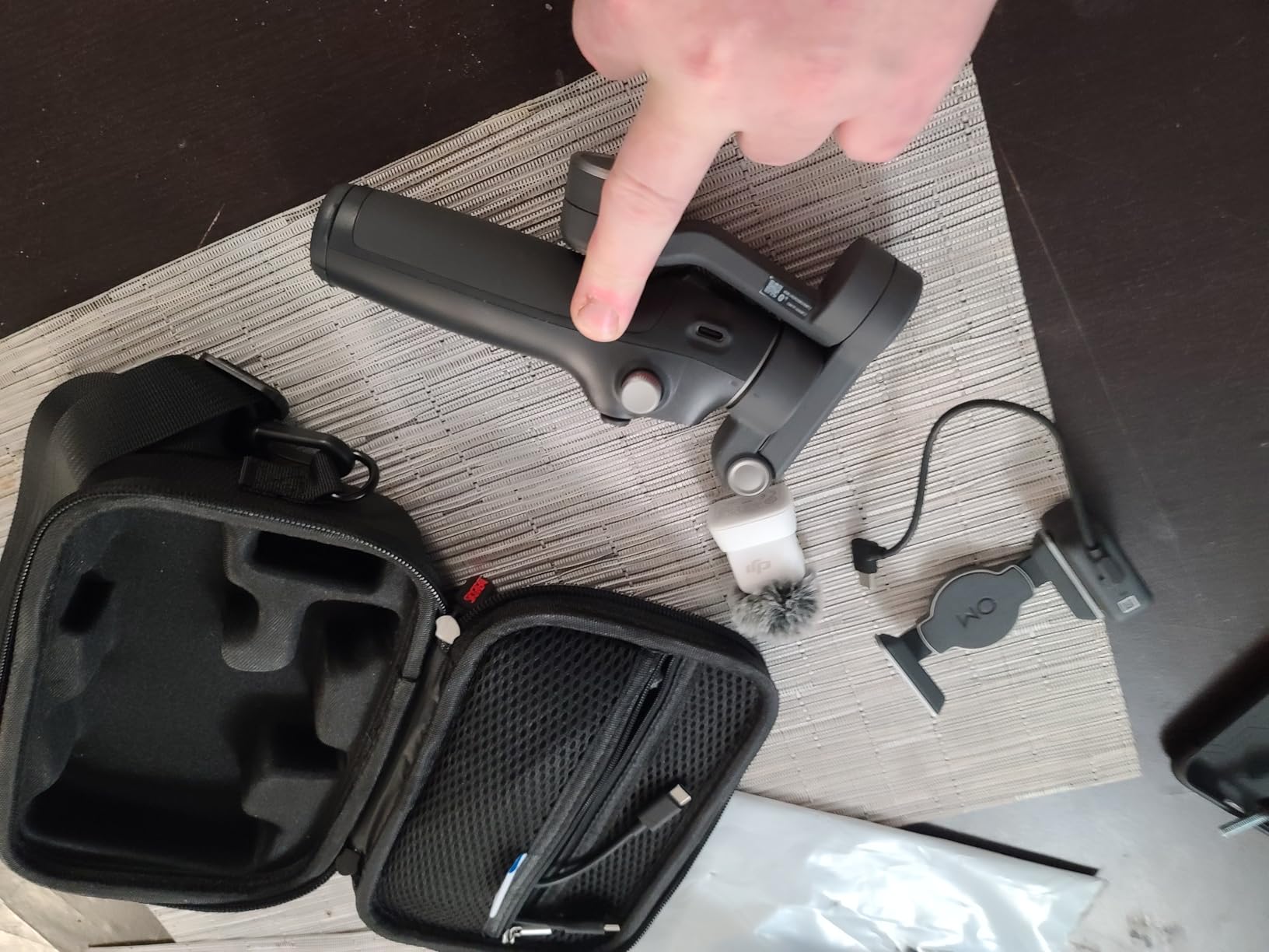 DJI Osmo Mobile 7P Gimbal Stabilizer for iPhone & Android, Native Tracking | Lighting, 3-Axis Phone Gimbal, Quick Launch, One-Tap Edit, Built-in Extension Rod & Tripod, 10hrs Use, Phone Charging customer photo 1