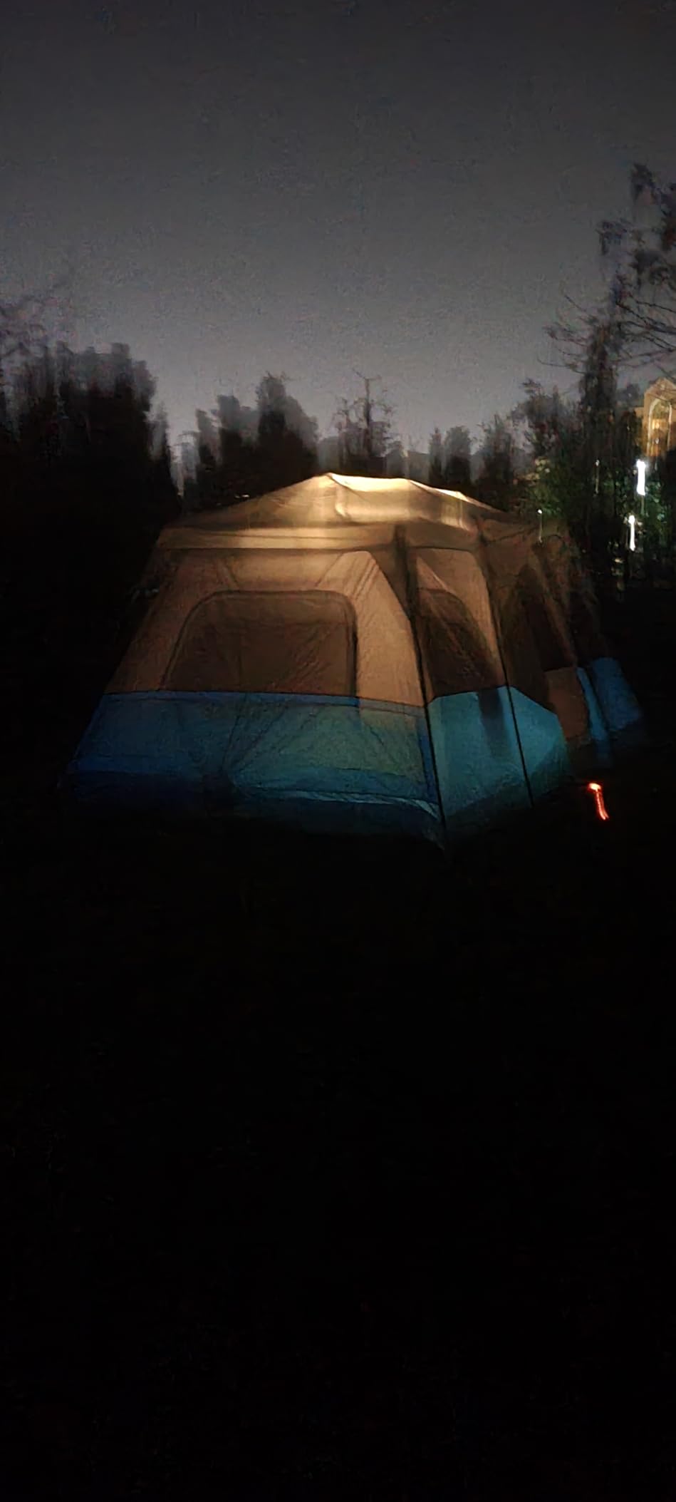 CORE Instant Cabin Tents with LED Lights | Family Multi Room Lighted Pop Up Tents for Camping | Included Storage Pockets for Camping Accessories customer photo 2