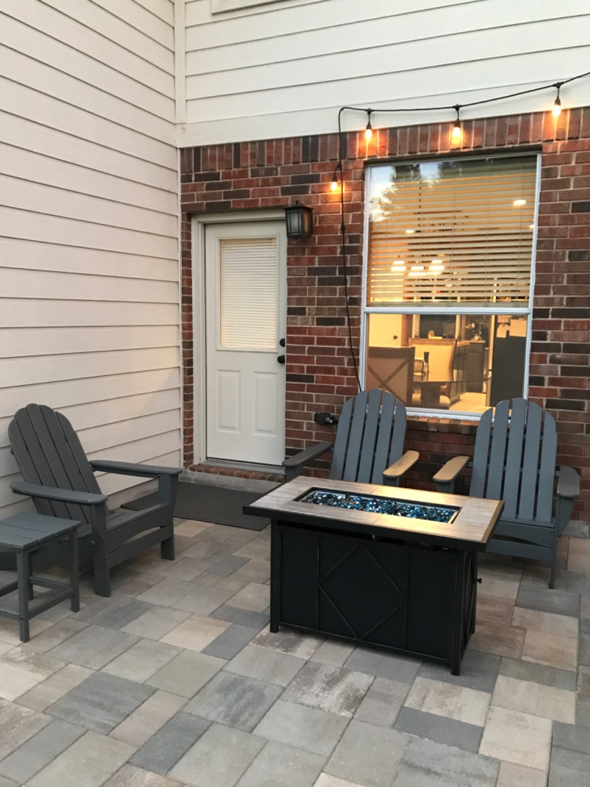 BALI OUTDOORS 42 inch Propane Fire Pit Patio Outdoor Fire Pit Table Large Black Firepits for Outside Rectangular | Outdoor Fire Pit Table Large Black Firepits for Outside Rectangular customer photo 1