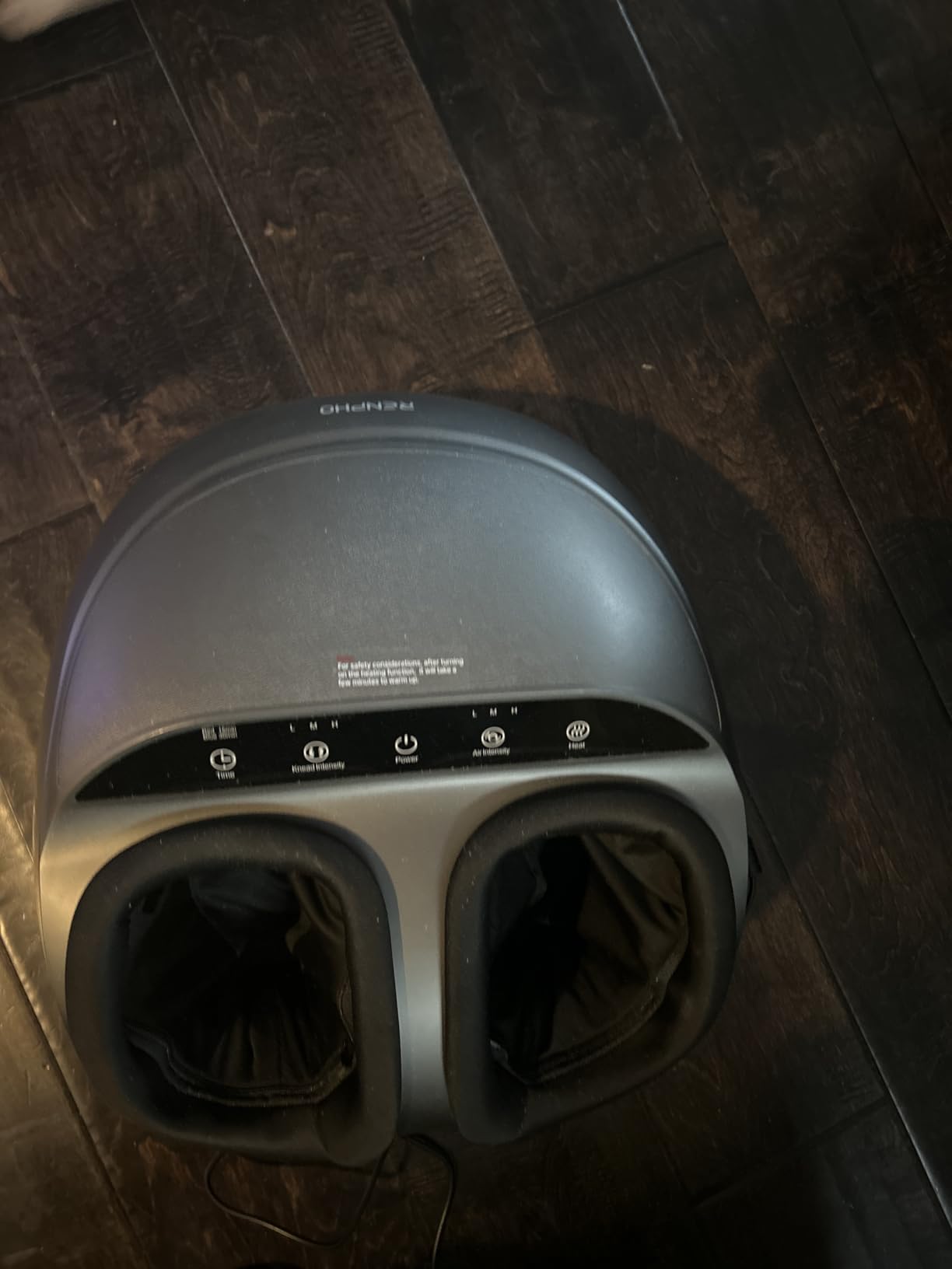 RENPHO Shiatsu Foot Massager with Heat, Deep Kneading & Auto Foot Size Fit | 3 Compression & Kneading Levels, Soothing Heat, Cordless Control, FSA Eligible HSA, Birthday Gifts for Women & Men, Size 13 customer photo 1