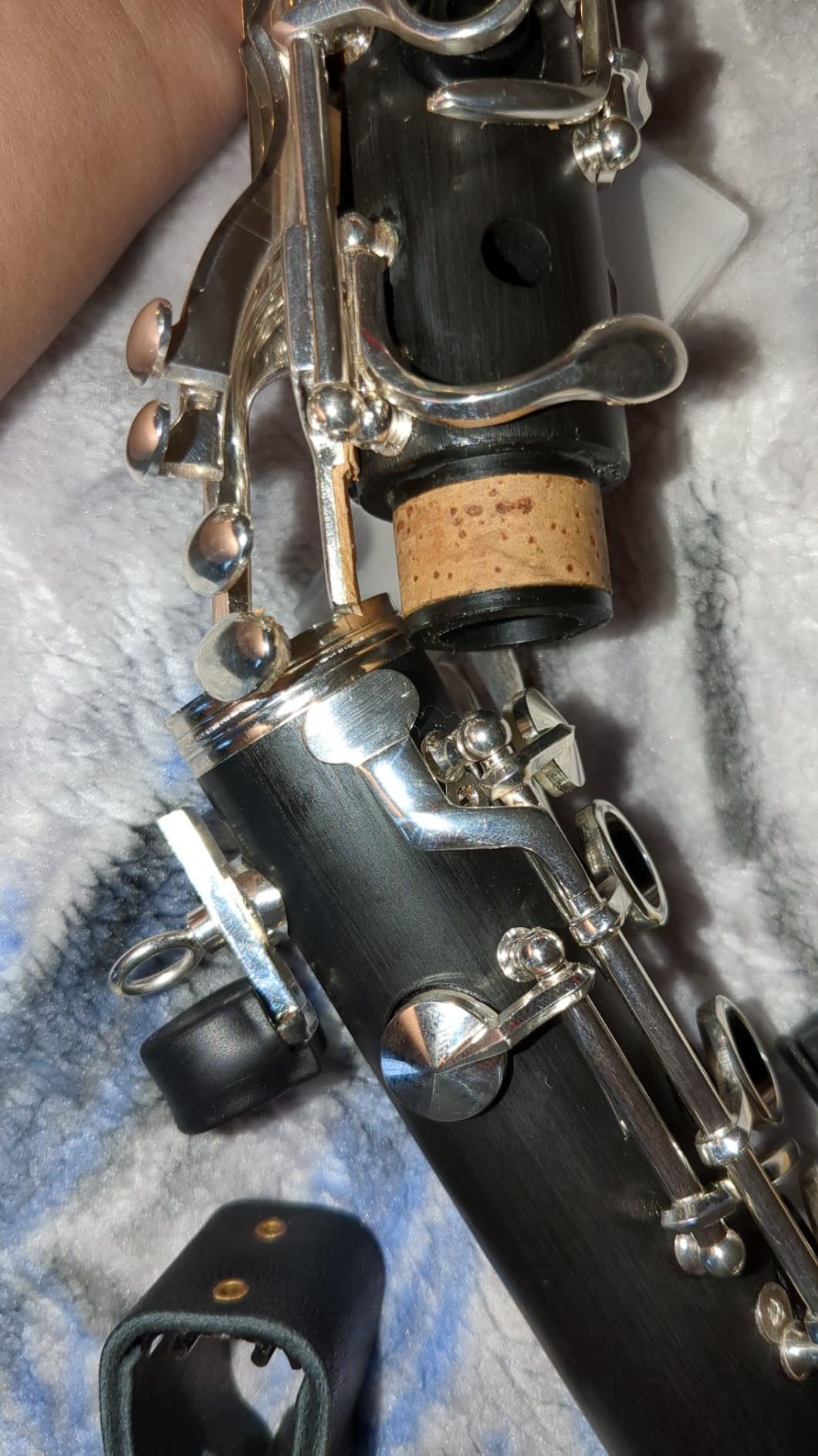 Eastar B Flat Ebonite Clarinet Beginner, Nickel, Hard Case Kit, ECL-300 customer photo 2