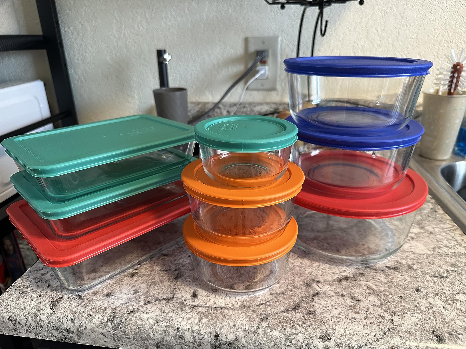 Pyrex Simply Store (12-Pack) Glass Food Storage Containers Set | Meal prep containers (1, 2 & 3 cup) with BPA-free plastic lids, microwave & dishwasher safe customer photo 1