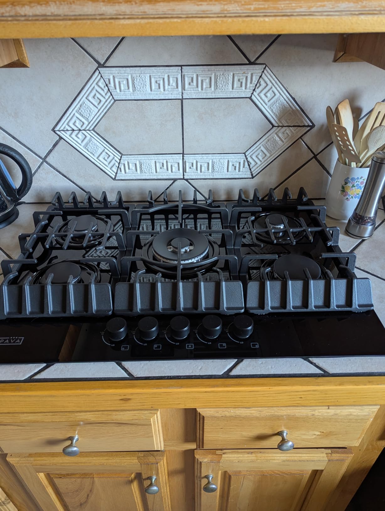 Empava 30 in. Gas Stove Cooktop 5 Italy Sabaf Sealed Burners | NG/LPG Convertible in Black Tempered Glass customer photo 1