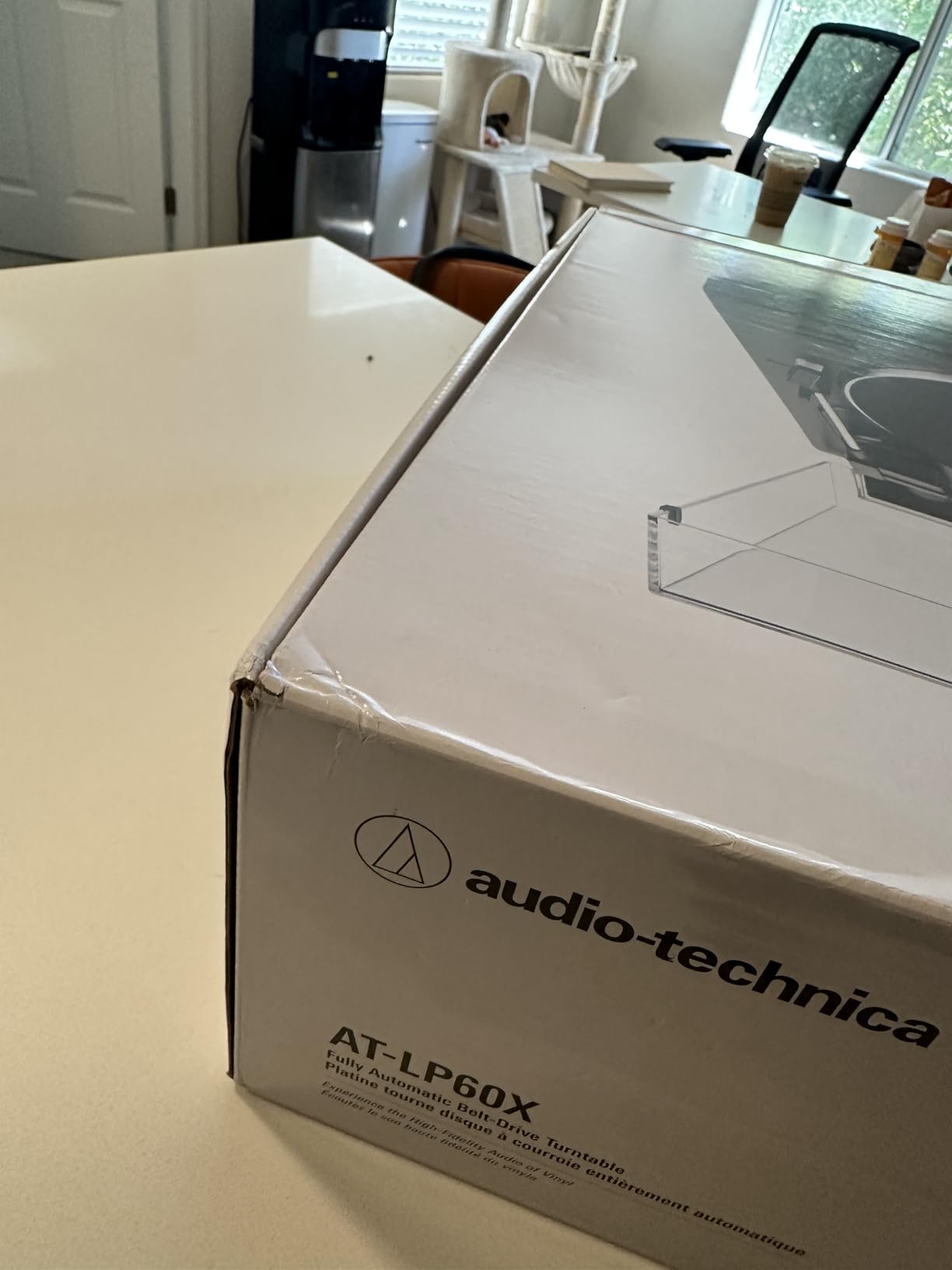 Audio-Technica AT-LP60X-BK Fully Automatic Belt-Drive Stereo Turntable, Black, Hi-Fi, 2 Speed, Dust Cover, Anti-Resonance, Die-Cast Aluminum Platter customer photo 2