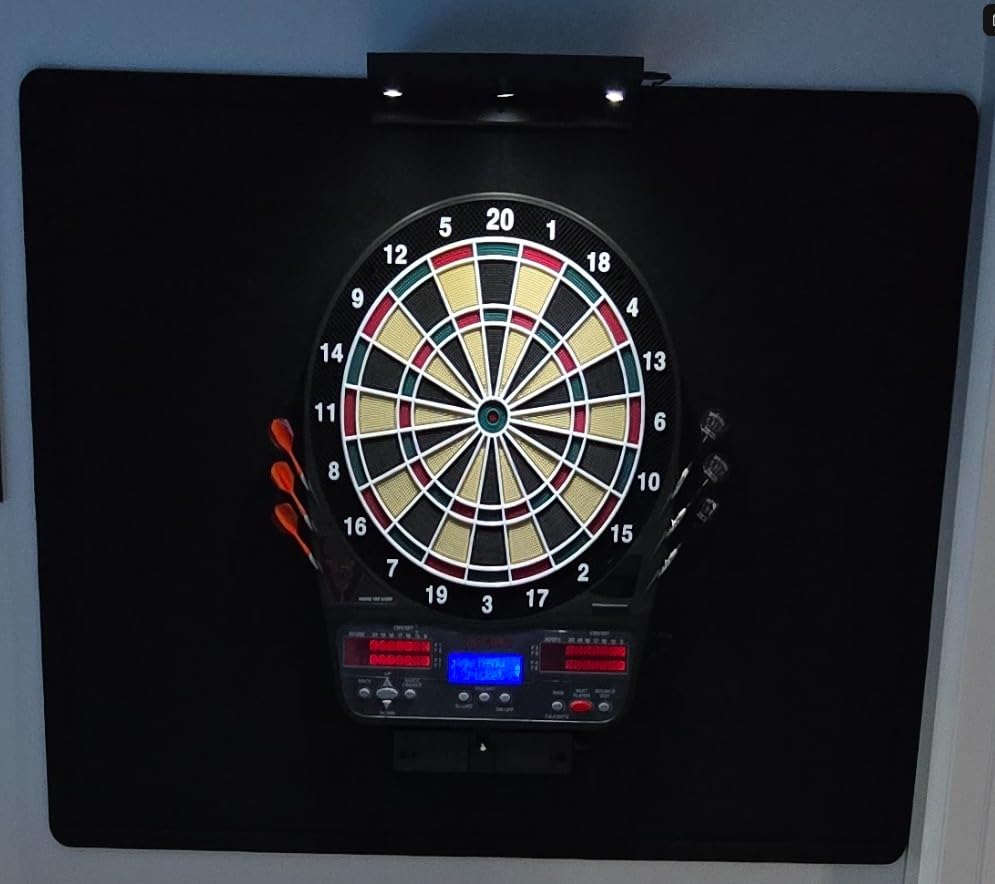 Viper by GLD Products 850 Electronic Soft Tip Dart Board, Automatic Scoring | 15.5 Inch Regulation Target Face, 50 Games, 470 Options, 1-8 Players, 6 Darts Included, Ultra-Thin Spider, For Adults customer photo 2