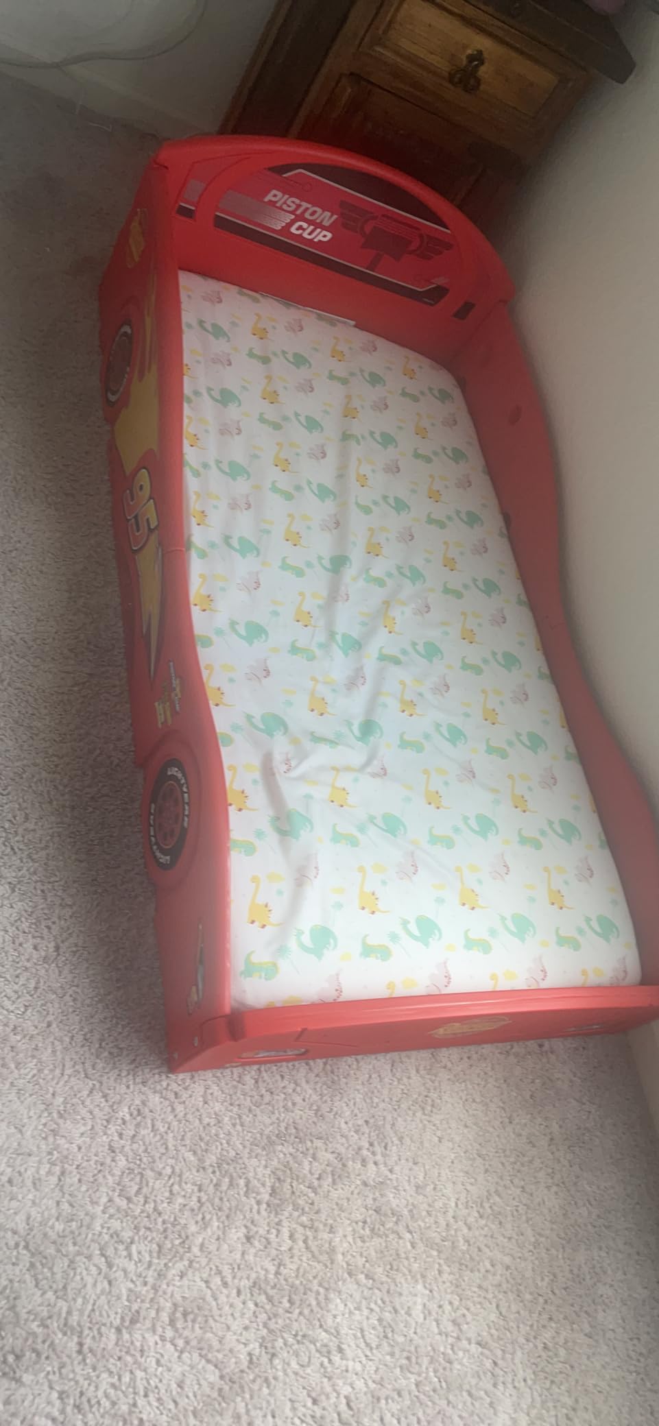 Delta Children Disney/Pixar Cars Lightning McQueen Plastic Toddler Bed customer photo 1