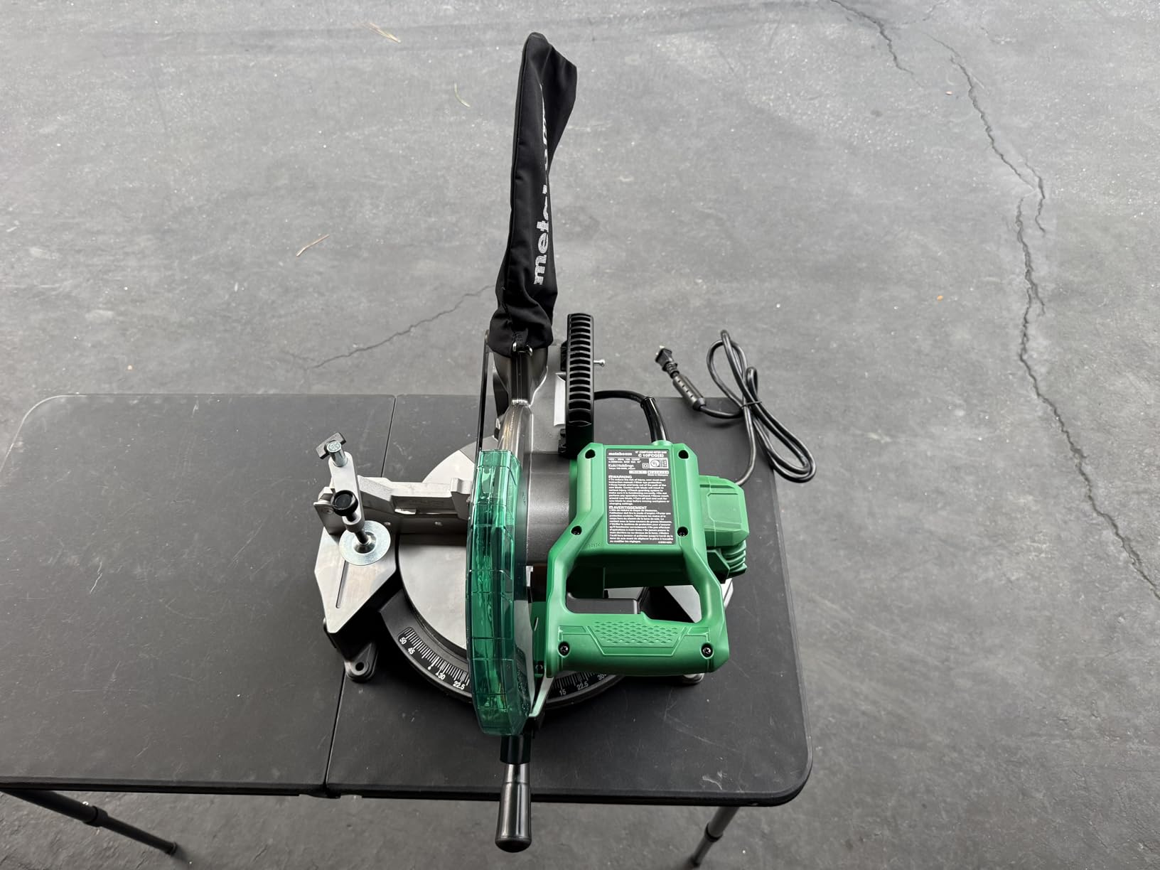 Metabo HPT 10-Inch Compound Miter Saw, 15-Amp, Single Bevel, C10FCGS | 24T TCT Blade Included, Precision Angle Cuts, Positive Stops, Large Work Table, Lightweight Portable Design customer photo 2