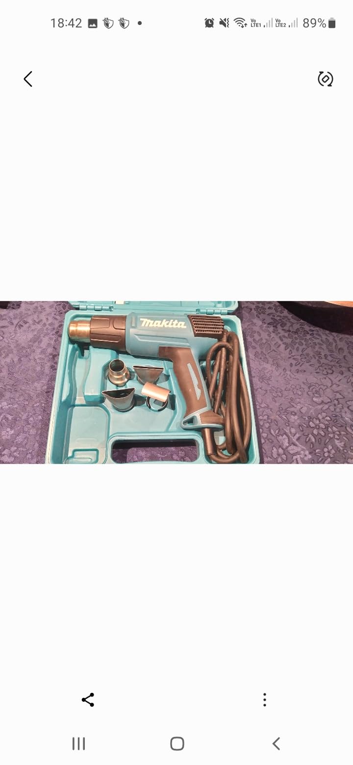 Makita HG6530VK Variable Temperature Heat Gun Kit with LCD Digital Display customer photo 1
