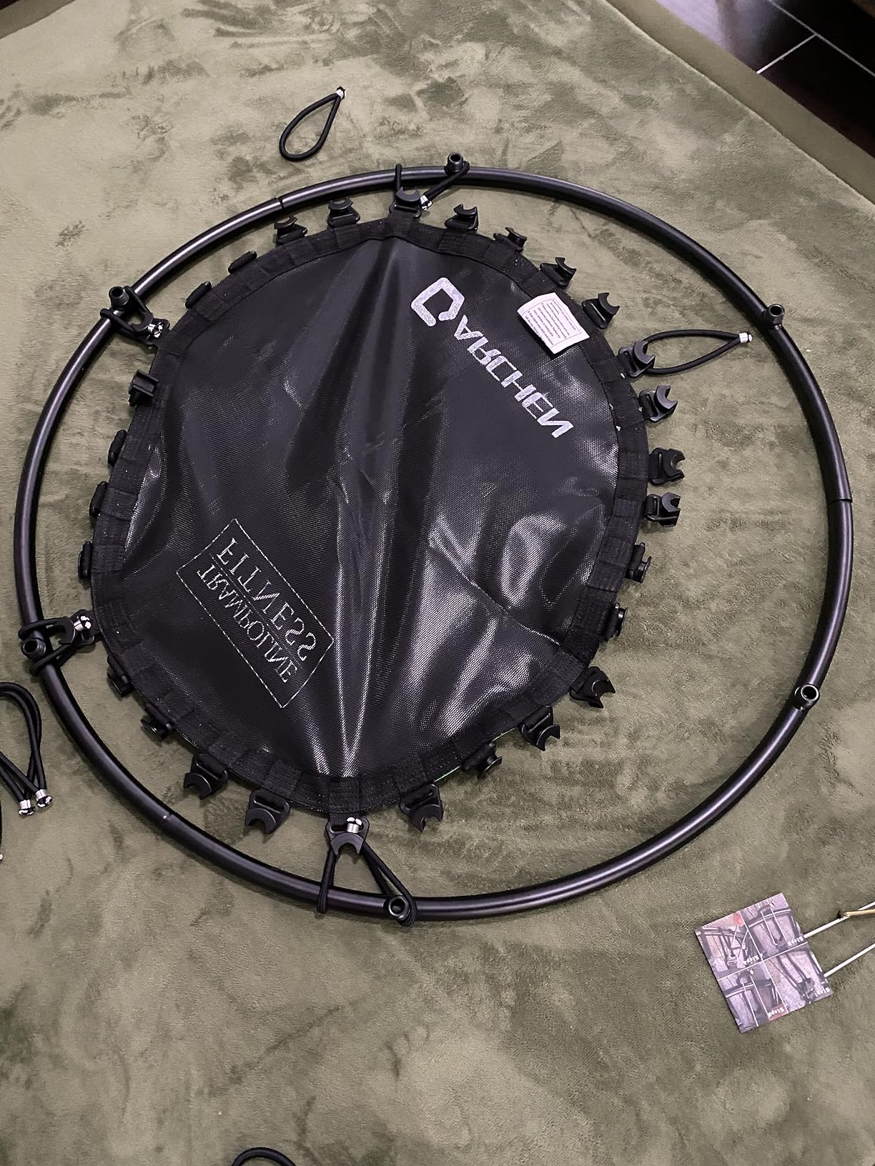 DARCHEN 450 lbs Mini Trampoline for Adults, Indoor Small Rebounder customer photo 2
