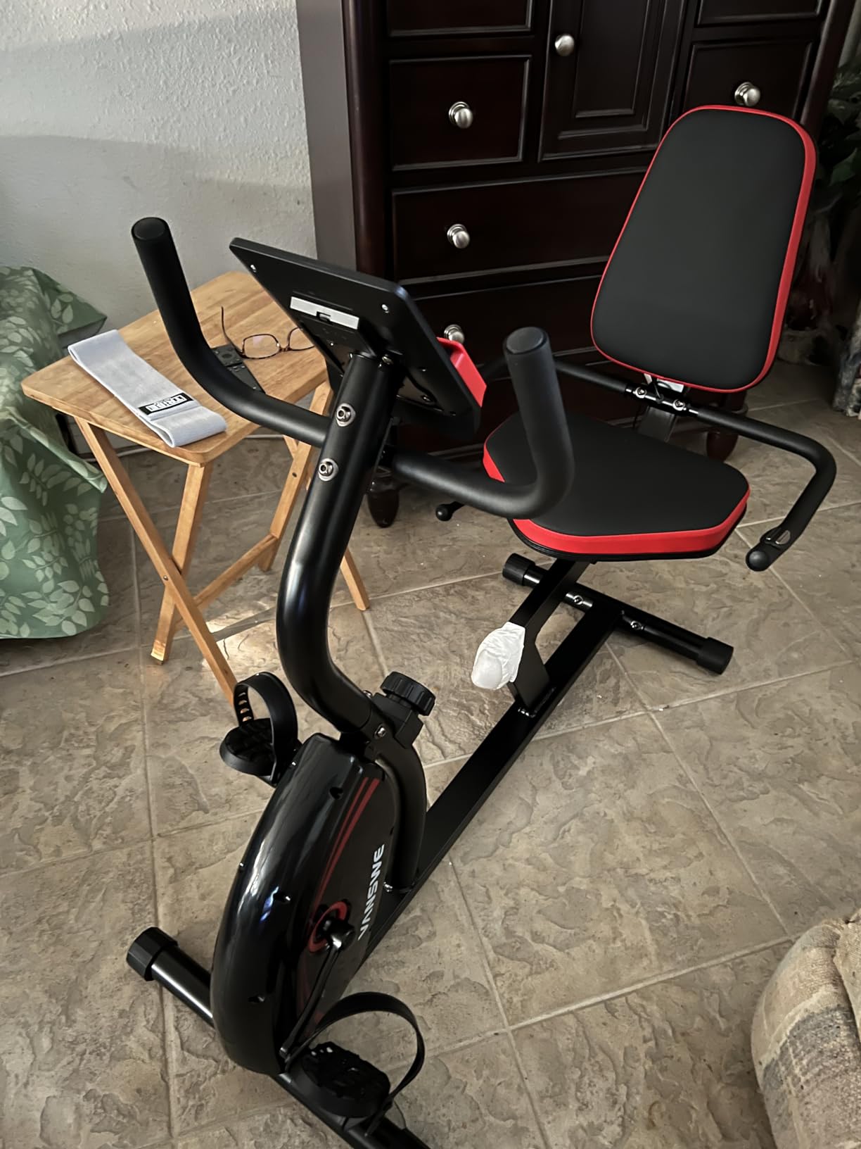 VANSWE Recumbent Exercise Bike for Home Seniors with 380 LB Weight Capacity customer photo 1