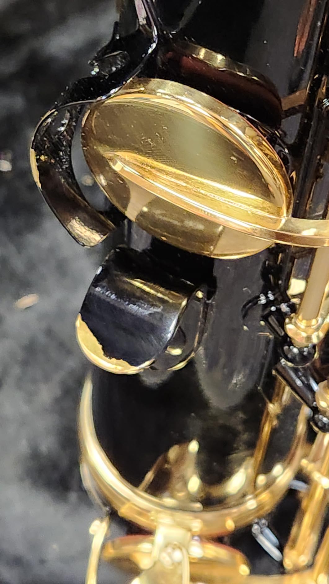 EASTROCK B Flat Tenor Saxophone Golden for Beginners Students Musicians customer photo 1