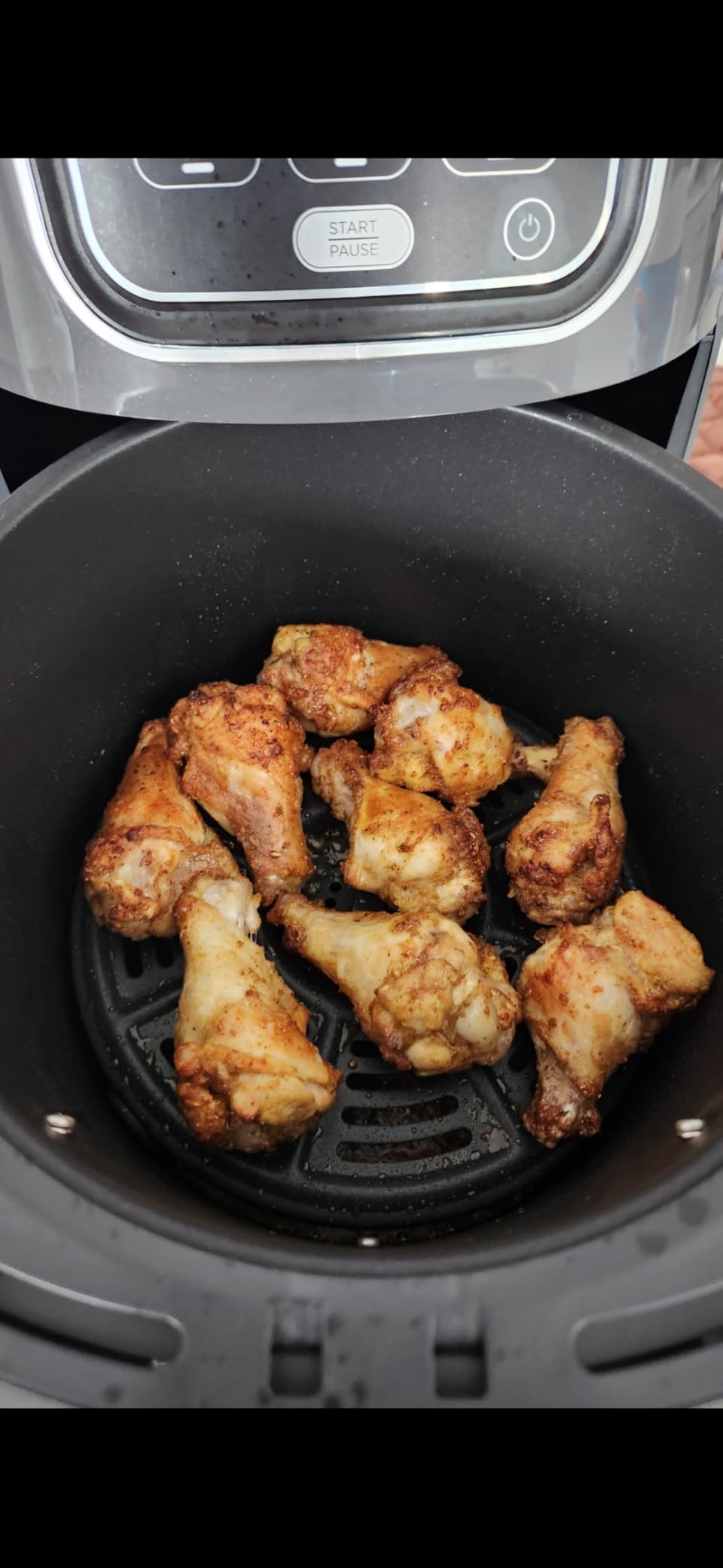 Ninja Air Fryer Max XL, 5.5 Qt, 7-in-1, Grey, AF161 | Max crisp, air fry, roast, broil, bake, reheat, dehydrate, 450F max customer photo 1
