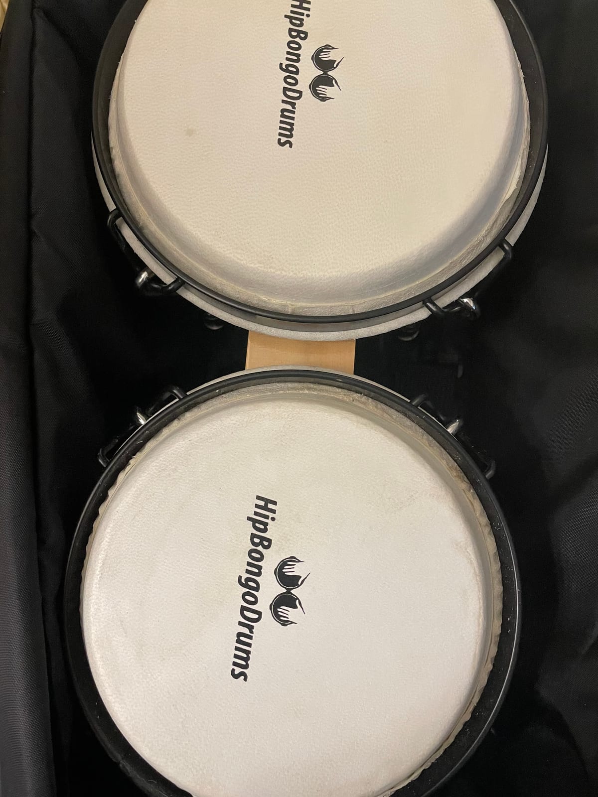 Bongo Drum Set 6 and 7 Inch for Adults & Beginners, Black | Tunable Hand Percussion Instruments, Hickory Wood Shells, Metal Hardware with Tuning Wrench customer photo 2