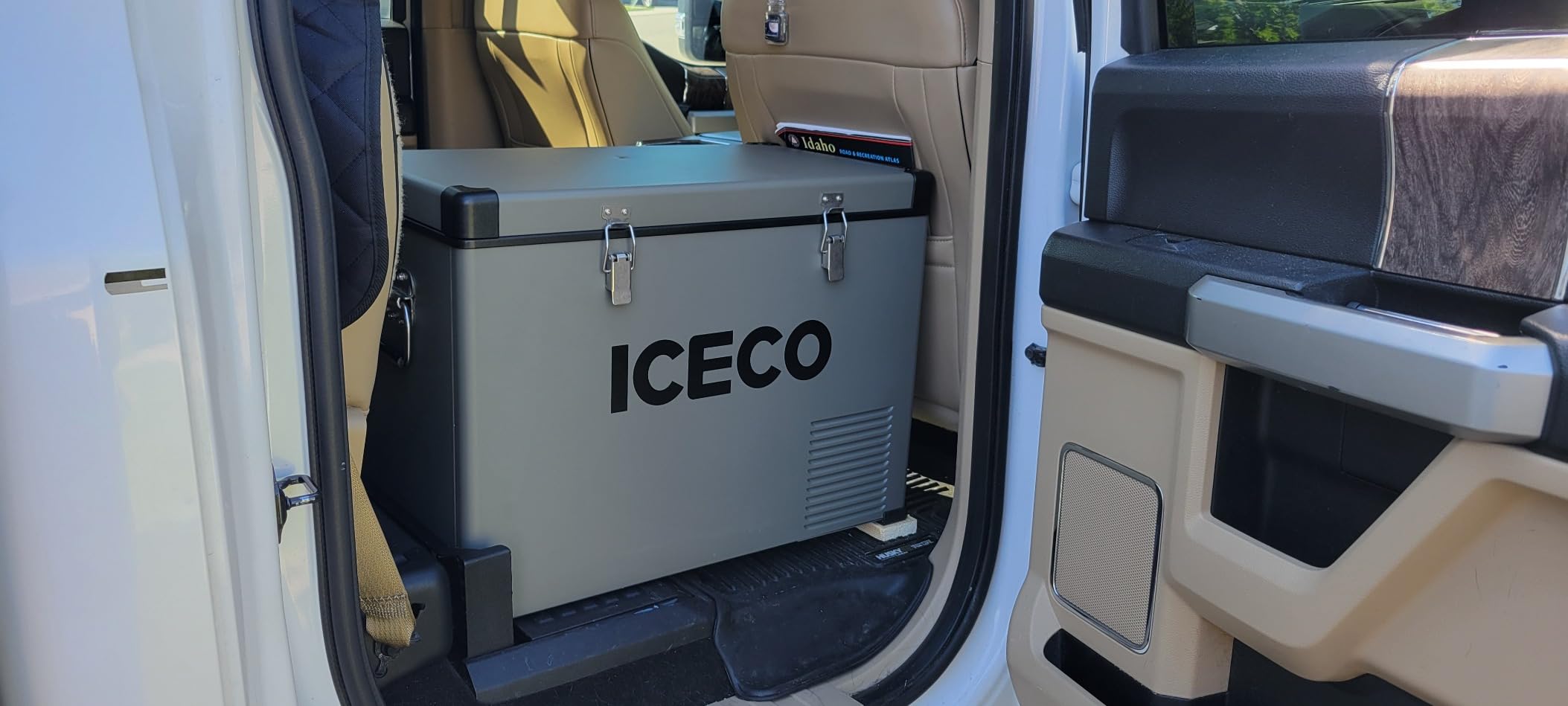 ICECO VL45 Portable Refrigerator with SECOP Compressor, 45Liters Platinum Compact Refrigerator, DC 12/24V, AC 110-240V, 0℉ to 50℉, Home & Car Use (Without Insulated Cover) customer photo 1