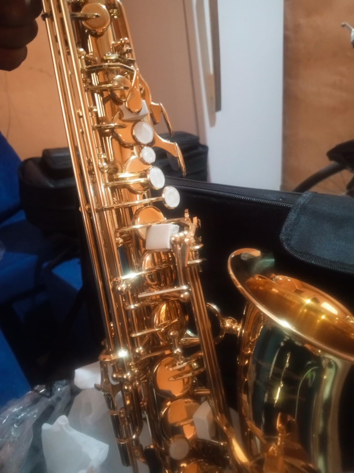 Eastar Tenor Saxophone Beginner Bb Flat Sax, Golden Full Kit, TS-II customer photo 2