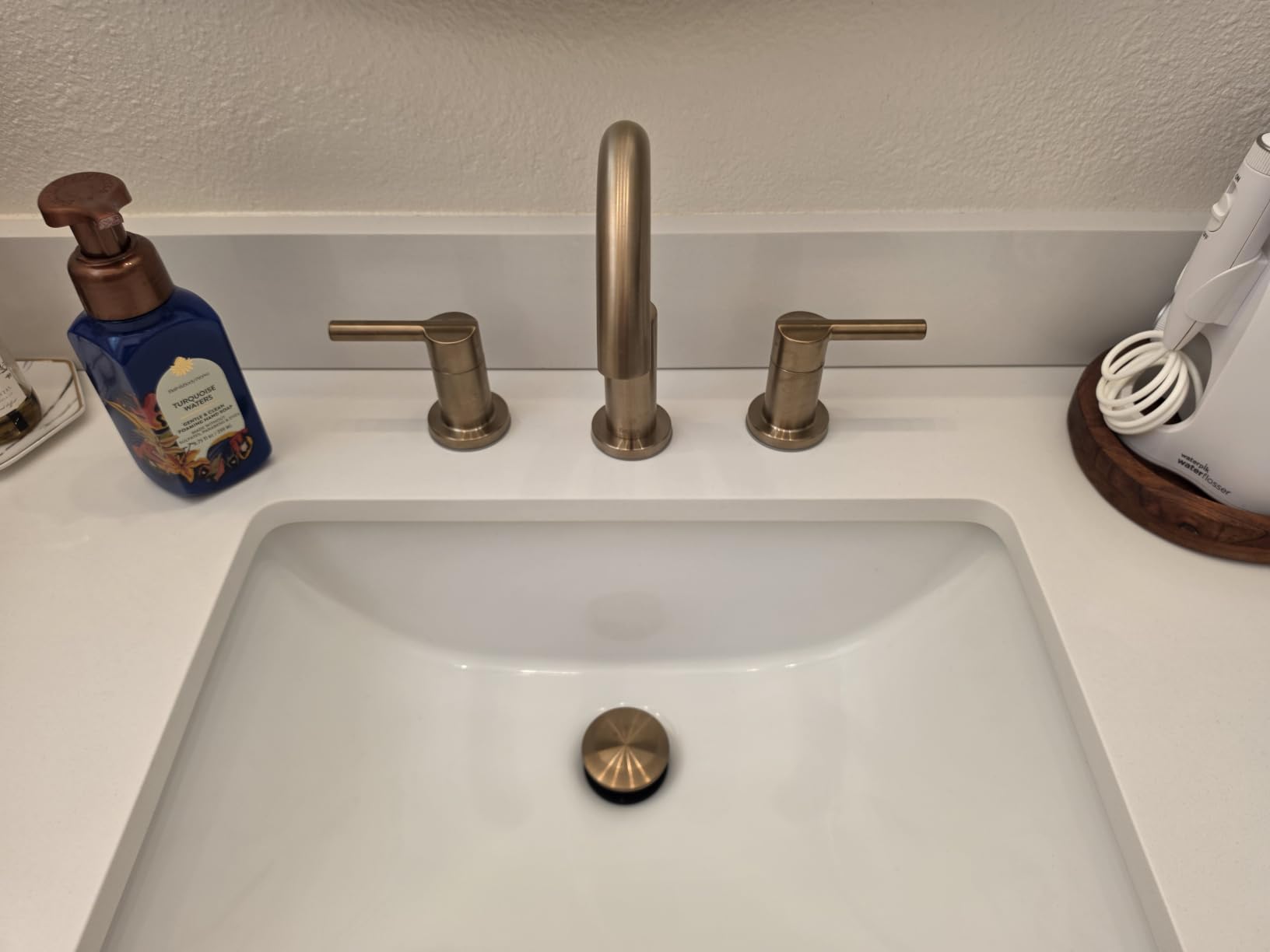 Delta Nicoli Brushed Nickel Faucet 3 Hole, 8 Inch Widespread Bathroom Sink Faucet for Vanity, Push-Pop Drain Assembly, Stainless 35749LF-SS customer photo 2