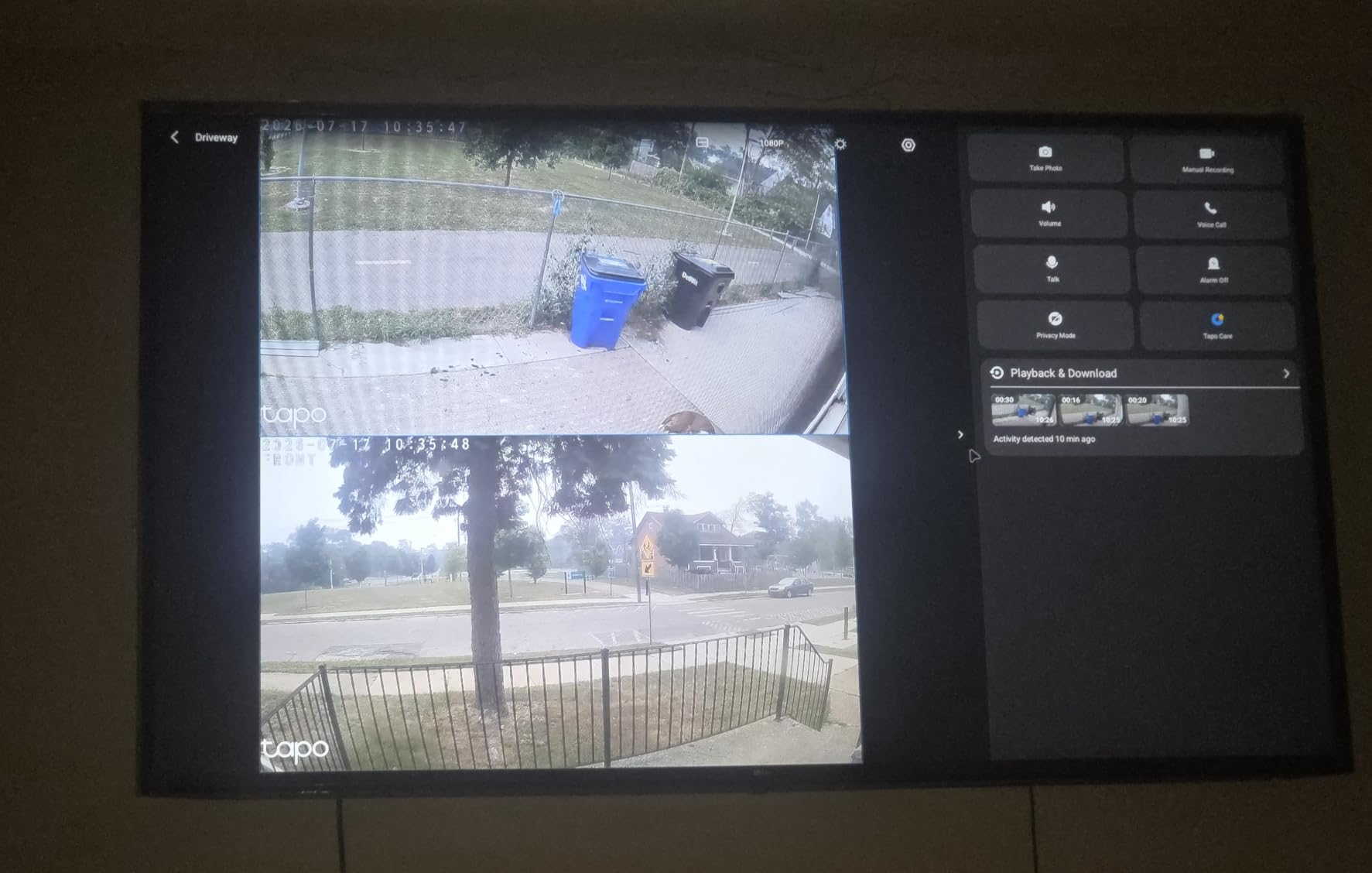TP-Link Tapo 1080P Indoor Security Camera for Baby Monitor, Dog Camera w/Motion Detection, 2-Way Audio Siren, Night Vision, Cloud & SD Card Storage, Works w/Alexa & Google Home (Tapo C100) customer photo 1