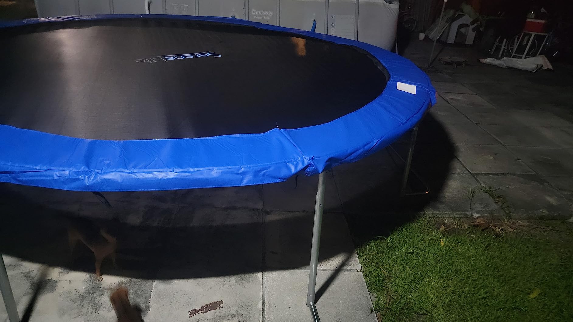 SereneLife Trampoline Outdoor 10FT 12FT 14FT with Enclosure Net, Ladder and Anti-Rust Coating - ASTM Approved Recreational Trampolines - Heavy Duty Yard Trampolines for Kids and Adults customer photo 1