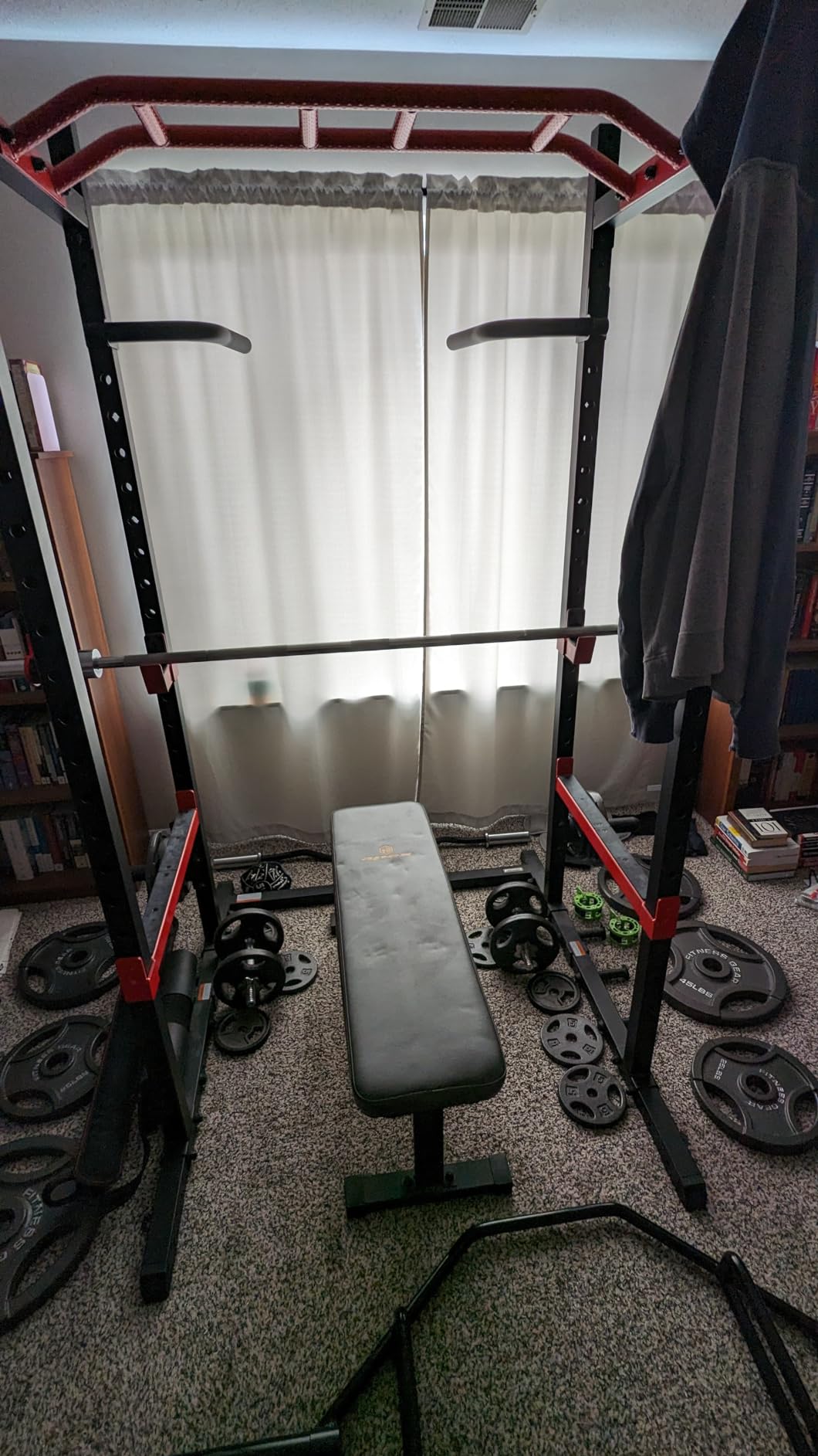 Sunny Health & Fitness Full Size Power Cage for Home Gym Training customer photo 2