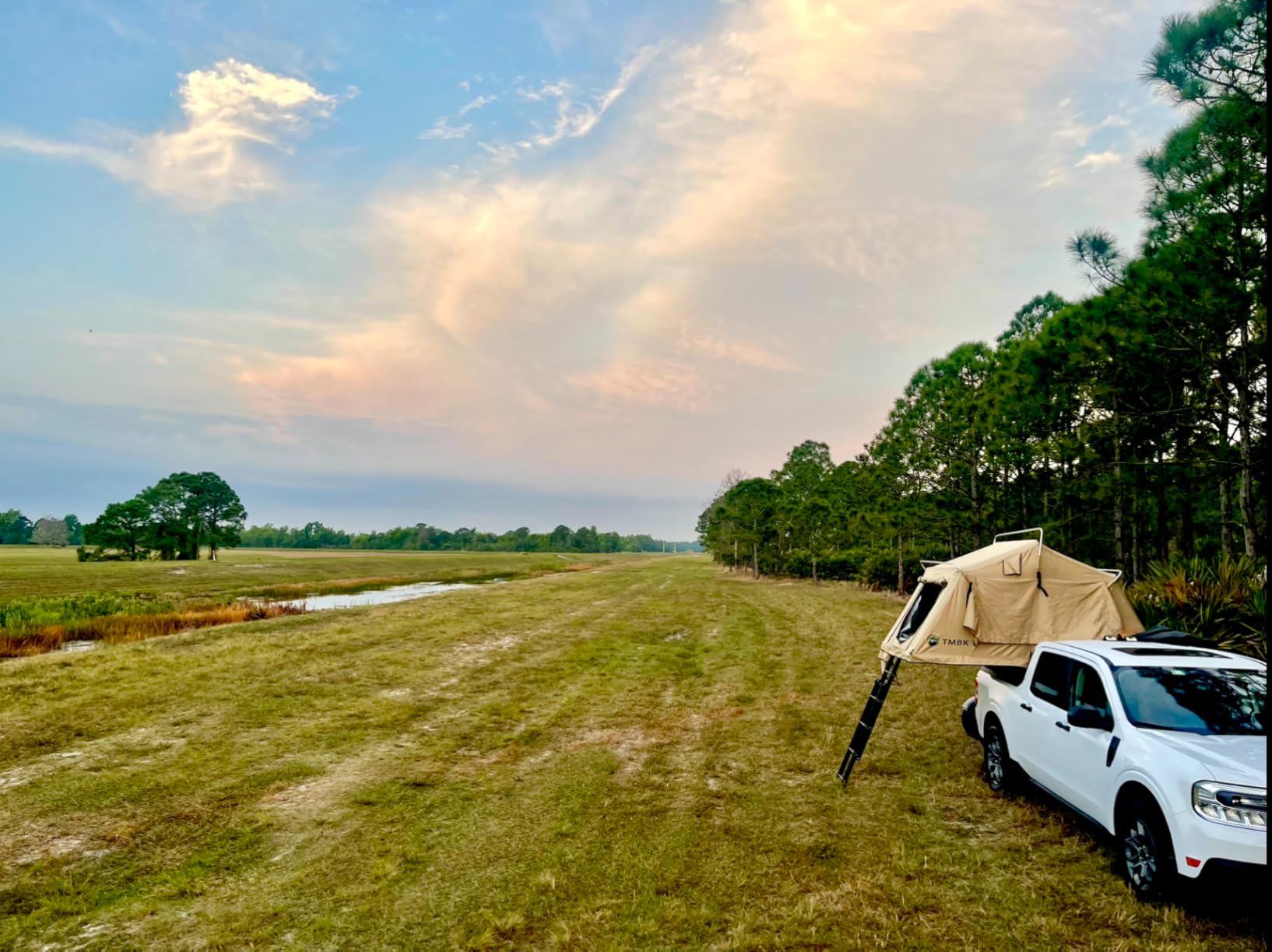 Soft Shell Rooftop Tent for SUV & Truck Camping, 3-Person - Overland Vehicle Systems TMBK - Universal Fitment with Rainfly & Ladder customer photo 2