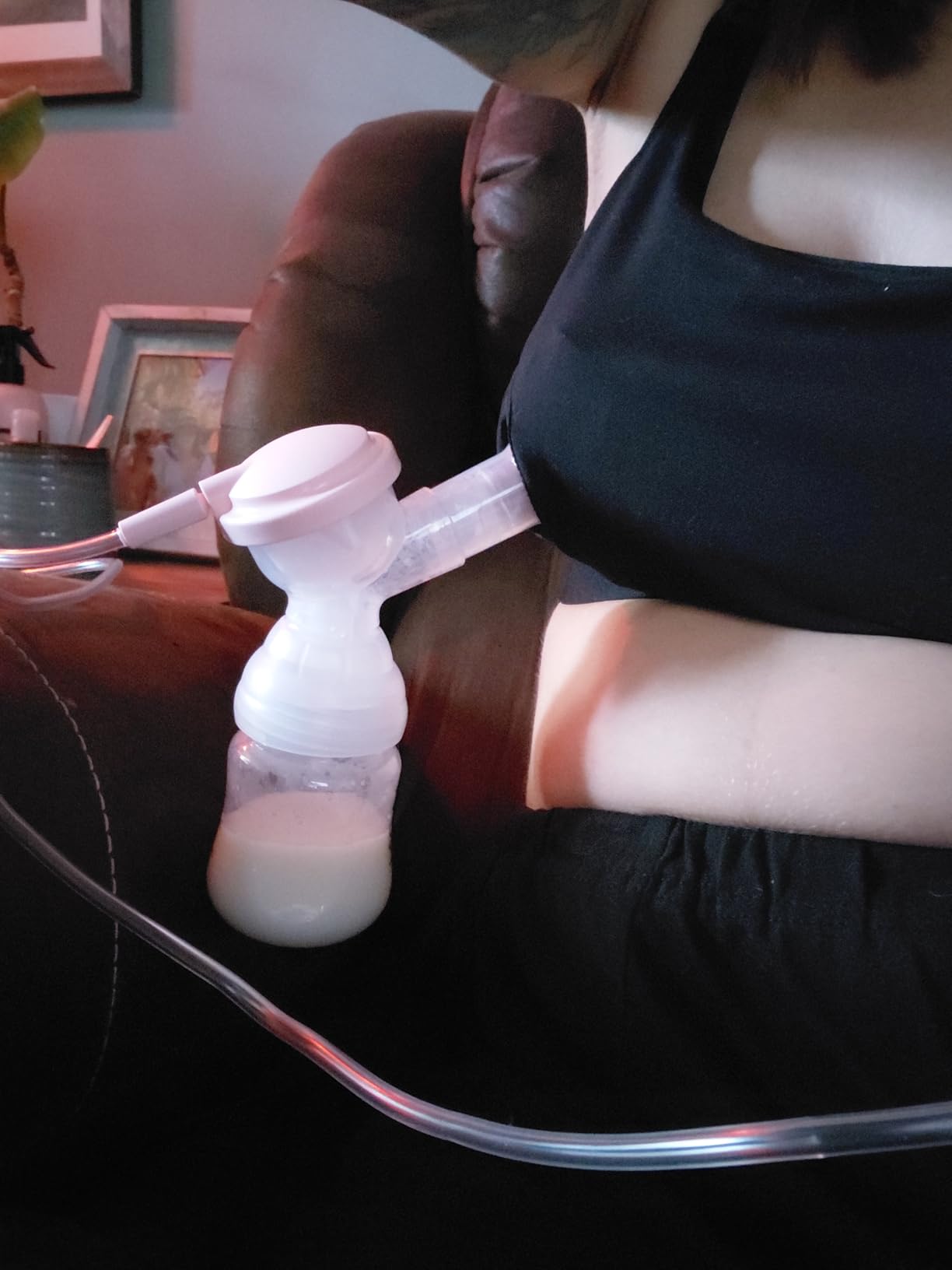 NCVI Electric Breast Pump 8782, Portable Hospital-Grade Double Pump | 4 Modes 9 Levels, Anti-Backflow, Rechargeable Quiet Breastfeeding Pump for Efficient Comfortable Use at Home, Work or Travel customer photo 2
