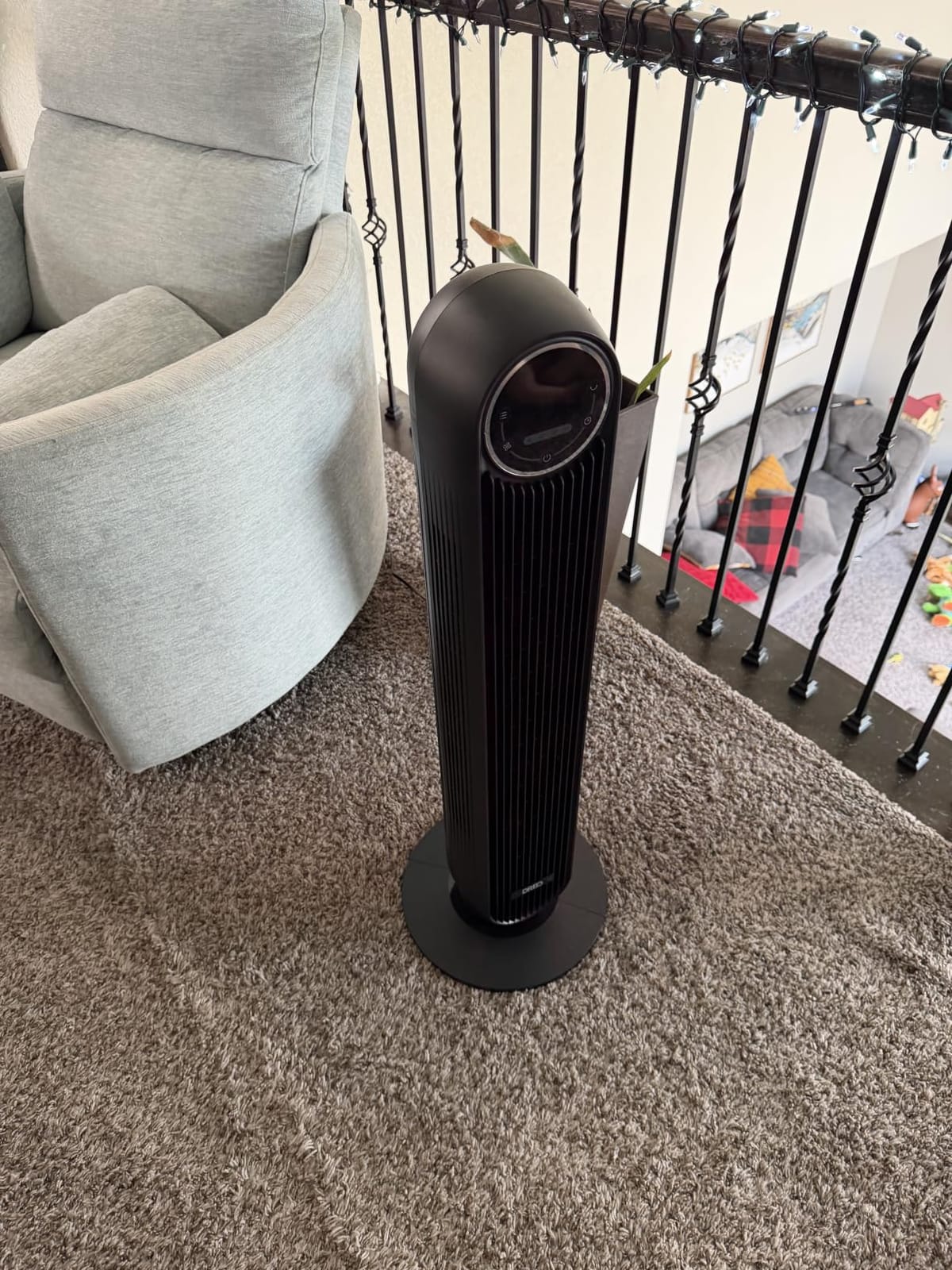 DREO Tower Fan for Bedroom, 28ft/s High Velocity, 9 Speeds, DC Motor | 2026 Upgraded Ultra-Quiet Fan, 4 Modes, 12H Timer, 90° Oscillating Cooling Standing Fan for Indoor Home Office Room, 42 inch customer photo 2
