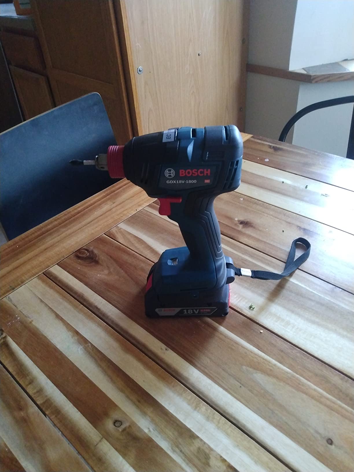 Bosch GDX18V-1800B12 18V Two-In-One 1/4 In. and 1/2 In. Bit/Socket Impact Driver/Wrench Kit with 2 Ah Standard Power Battery customer photo 2