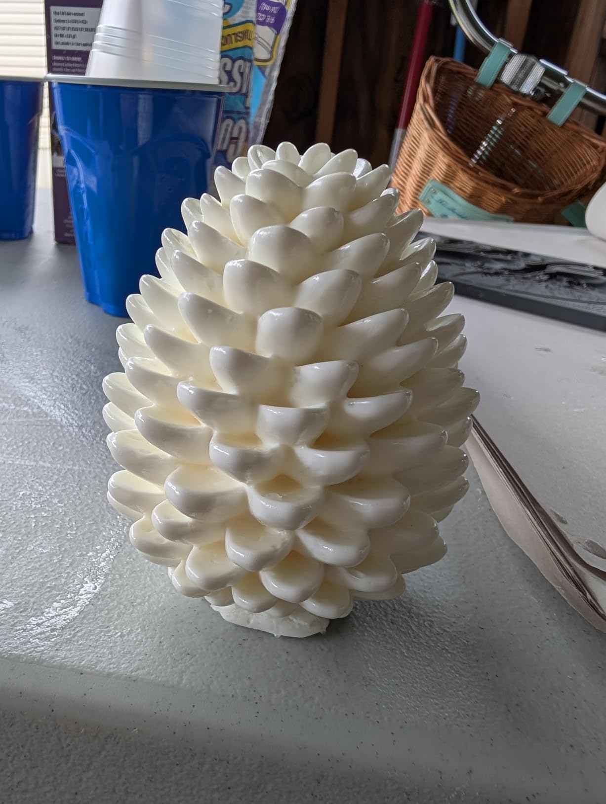 Alumilite Amazing Casting Resin White 32 Oz, Urethane Resin for Art & Crafts | 30-Minute Demold Time, Ideal for Small to Large Durable Pieces, Furniture, Cosplay Props, Jewelry, and Architecture Molds customer photo 1