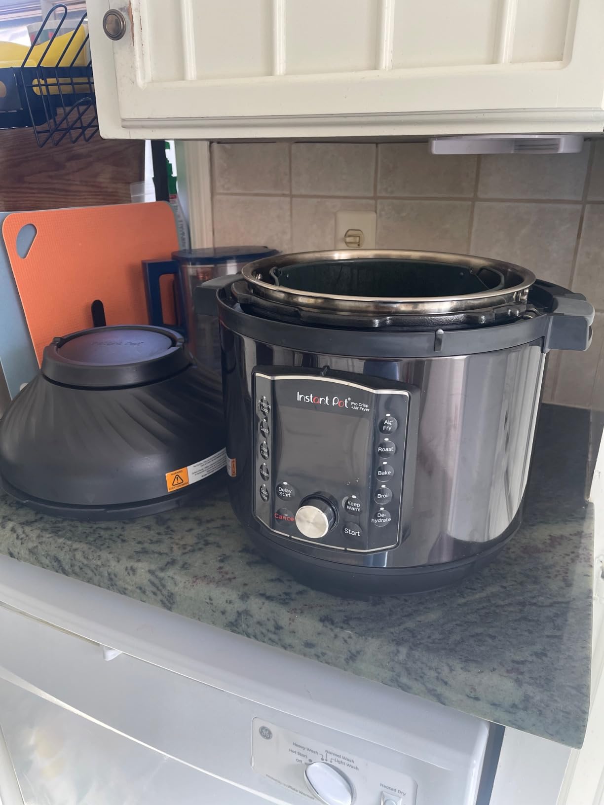 Instant Pot Duo Crisp 11-in-1 Air Fryer and Electric Pressure Cooker Combo with Multicooker Lids, 6 Quart customer photo 2