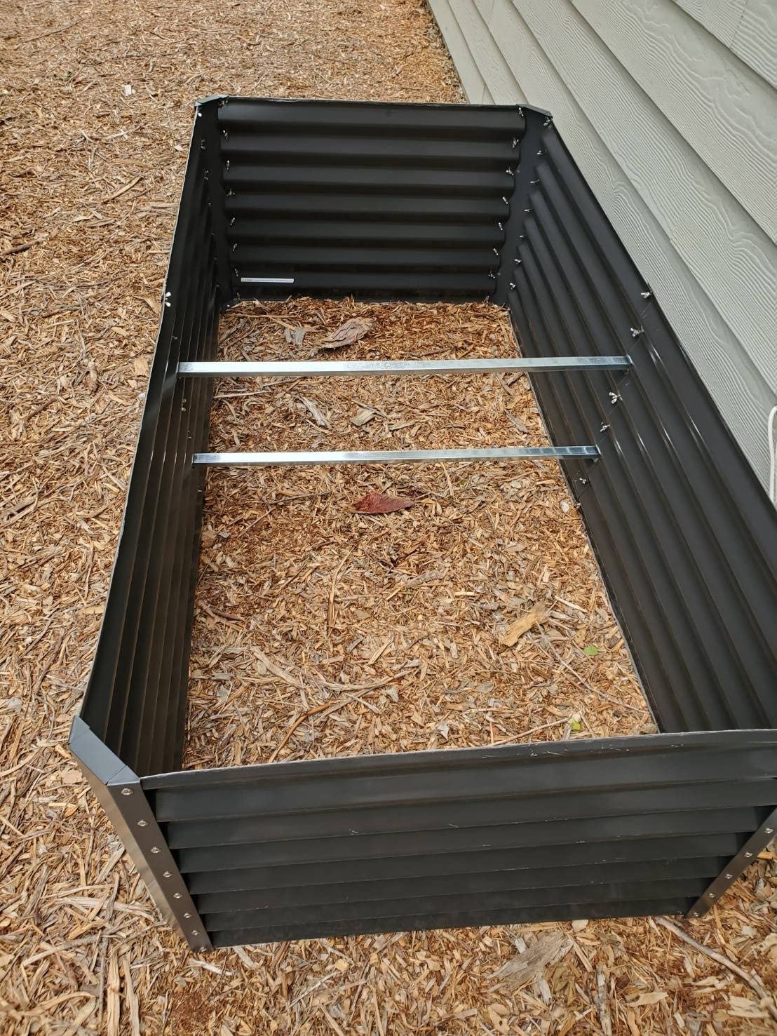 Best Choice Products 6x3x2ft Outdoor Metal Raised Garden Bed, Deep Root Box Planter for Vegetables, Flowers, Herbs, 269 Gallon Capacity, 100% Non Toxic Materials - Gray customer photo 2