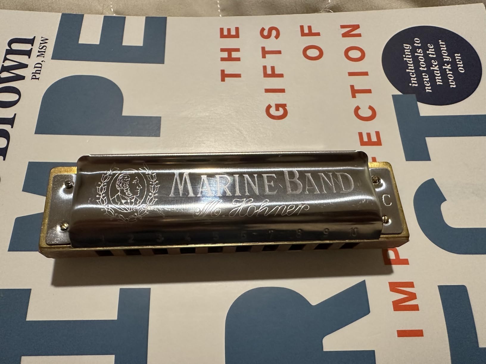 Hohner Marine Band 1896 Harmonica - Key of C Bundle with Case and Pouch customer photo 2