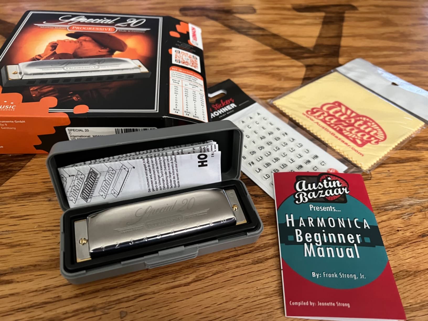 Hohner Special 20 Harmonica - Key of C Bundle with Zip Case and Polishing Cloth customer photo 2