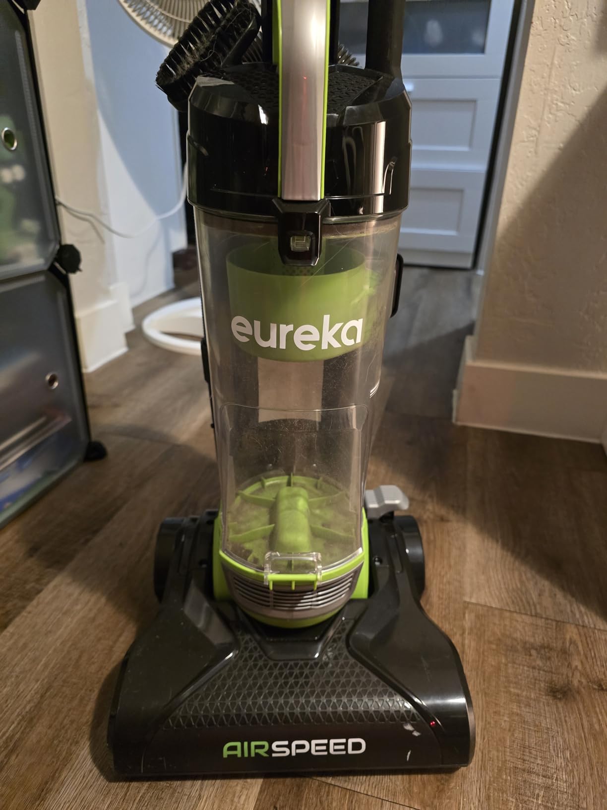 Eureka NEU10AE5 Powerful Bagless Upright Vacuum Cleaner Carpet and Floor, AirSpeed Ultra-Lightweight Vacuum Cleaner, w/ Replacement Filter, Blue customer photo 1