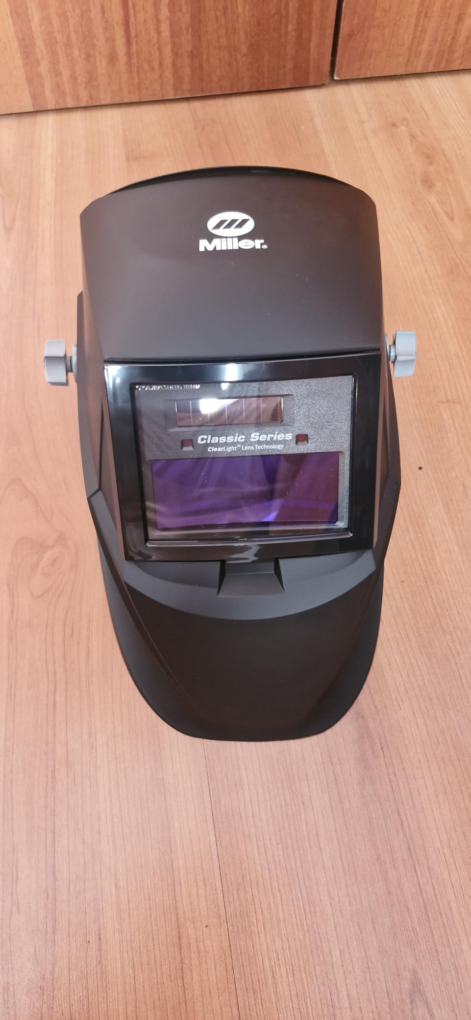 Miller Classic Series Welding Helmet, ClearLight™, Shade 8-13, Black | For the value-minded welder; TIG/MIG; variable shade 8-13; HD optics; comfortable headgear customer photo 2