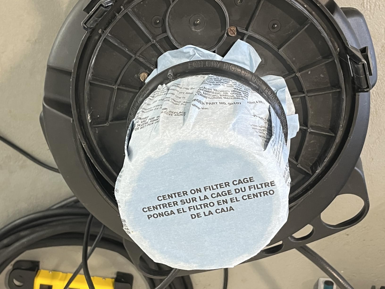 DEWALT 6 Gallon Dust Separator for Wet/Dry Shop Vacuums, DXVCS002 customer photo 1