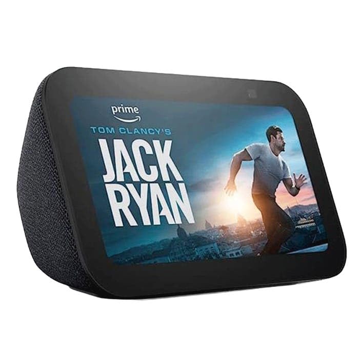 Amazon Echo Show 5 (newest model), Smart display, Designed for Alexa+, 2x the bass and clearer sound, Charcoal customer photo 2