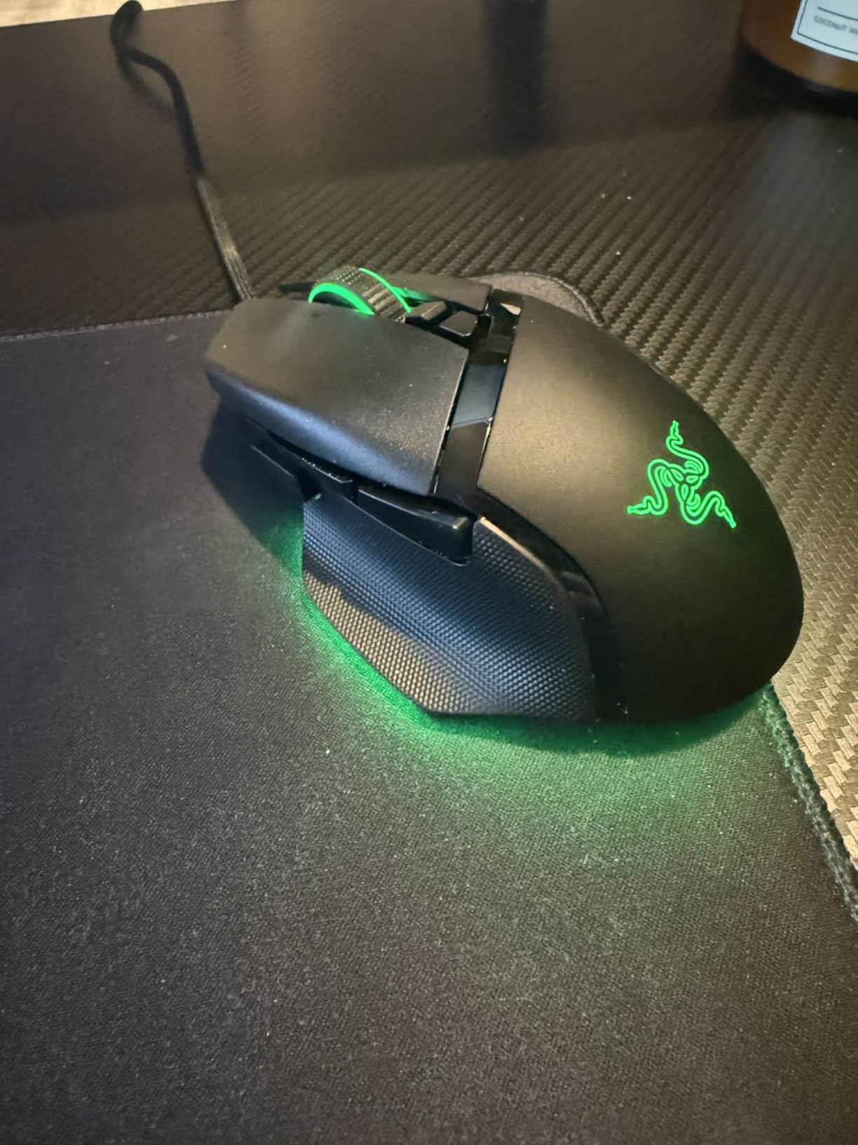Razer Basilisk V3 Customizable RGB Wired Ergonomic Gaming Mouse, Black | Fastest Gaming Mouse Switch, Chroma RGB Lighting, 26K DPI Optical Sensor, 11 Programmable Buttons, HyperScroll Tilt Wheel customer photo 2