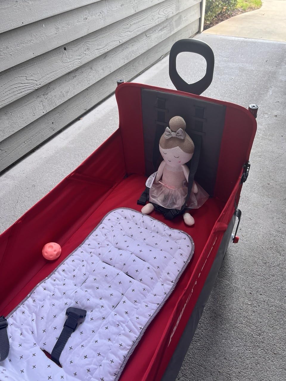 Radio Flyer City Luxe Stroll 'N Wagon, for Ages 1+, Stroller Wagon for Kids | 3-in-1 Push or Pull, Bench Mode, Easy Fold, UV Canopy, 5-Point Harnesses (Amazon Exclusive) customer photo 1
