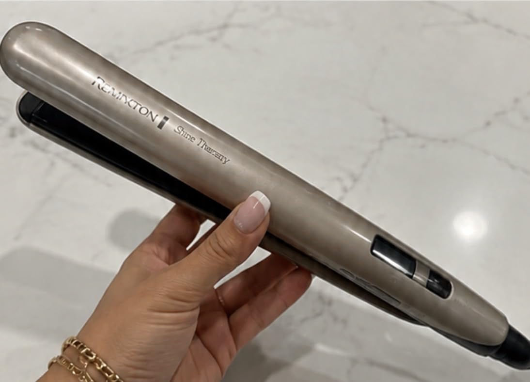 Remington Shine Therapy 1 Inch Hair Straightener, Argan Oil & Keratin customer photo 2