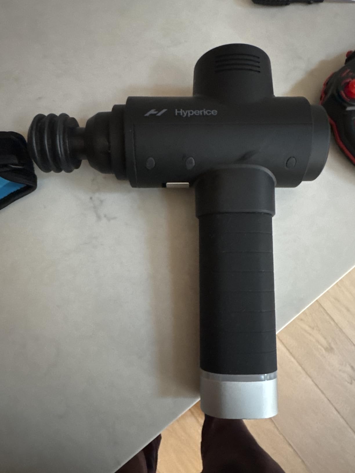 Hyperice Hypervolt 2 Pro - Featuring Quiet Glide Technology - Handheld Percussion Massage Gun - 5 Speeds, 5 Interchangeable Heads - Helps Relieve Sore Muscles and Stiffness customer photo 2