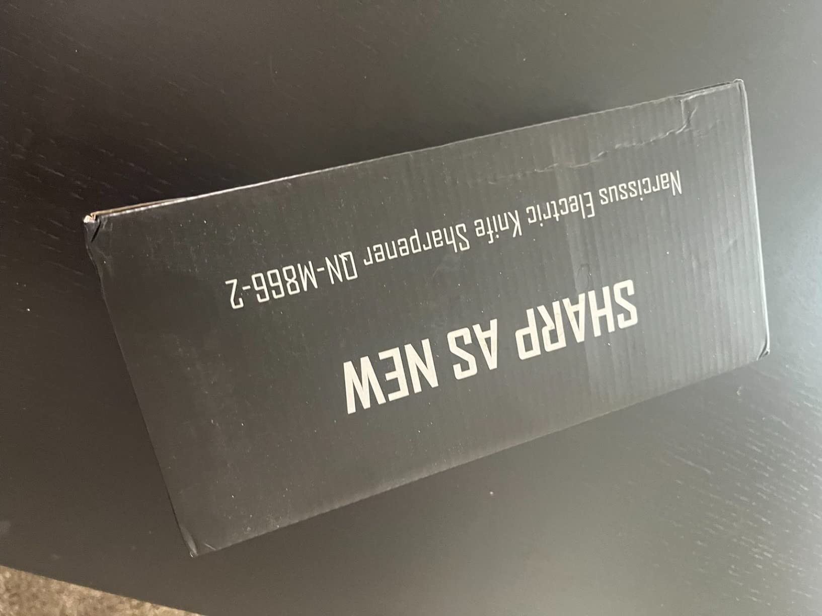 Narcissus Knife Sharpener, Professional 2 Stage Electric Knife Sharpener for Quick Sharpening & Polishing, with Scissors Sharpener and Metal Dust Collection Box, Stainless Steel, Silver customer photo 1