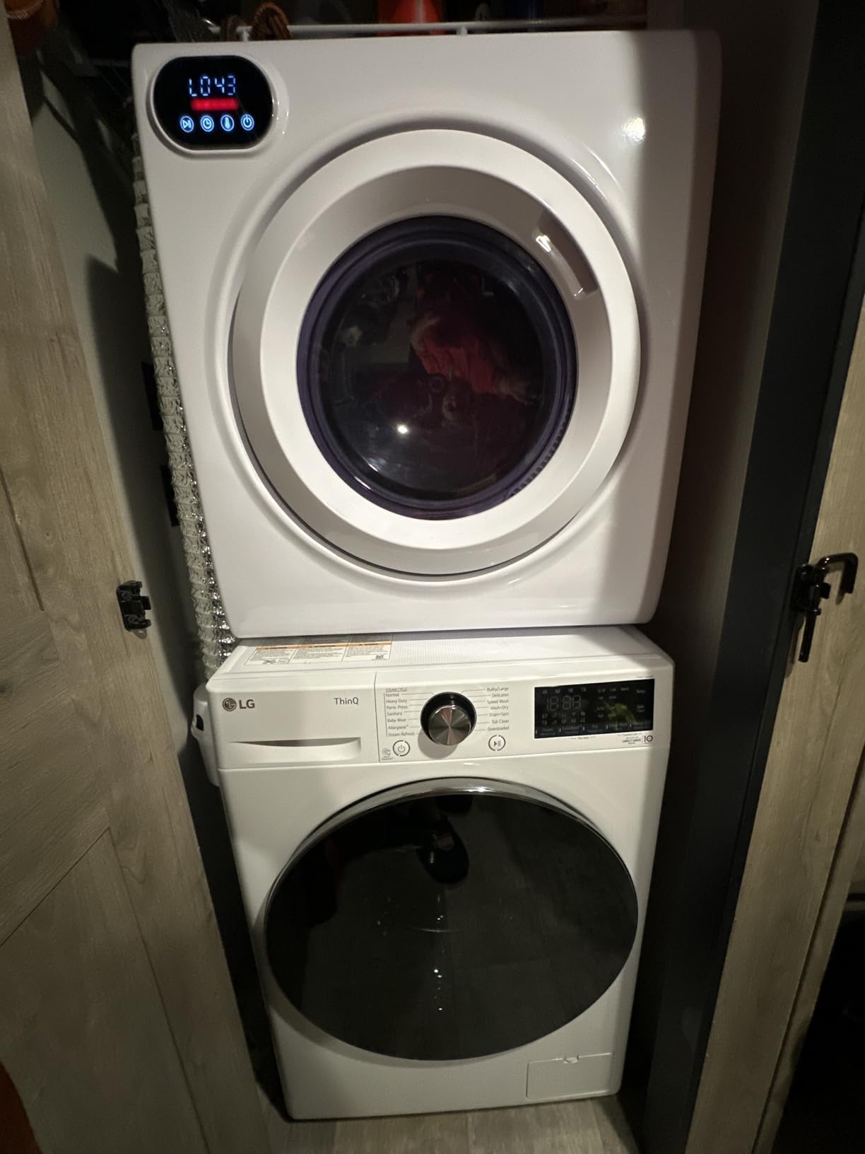LG WM3555HWA 24 Inch Smart All In One Washer/Dryer with 2.3 cu. ft. Capacity, Wi-Fi Enabled, 14 Wash Cycles, 1400 RPM, Ventless, NeveRust Stainless Steel Drum customer photo 2