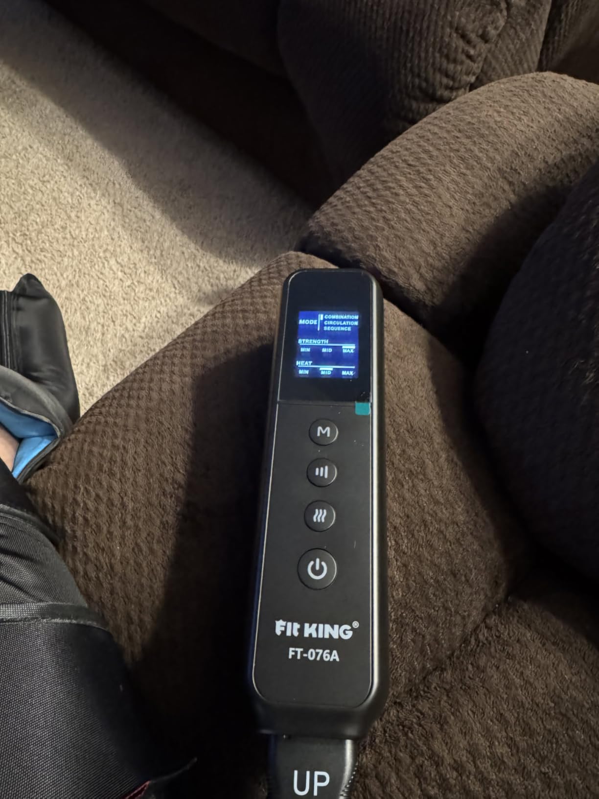 FIT KING Leg Compression Massager with Heat for Circulation and Pain Relief customer photo 2