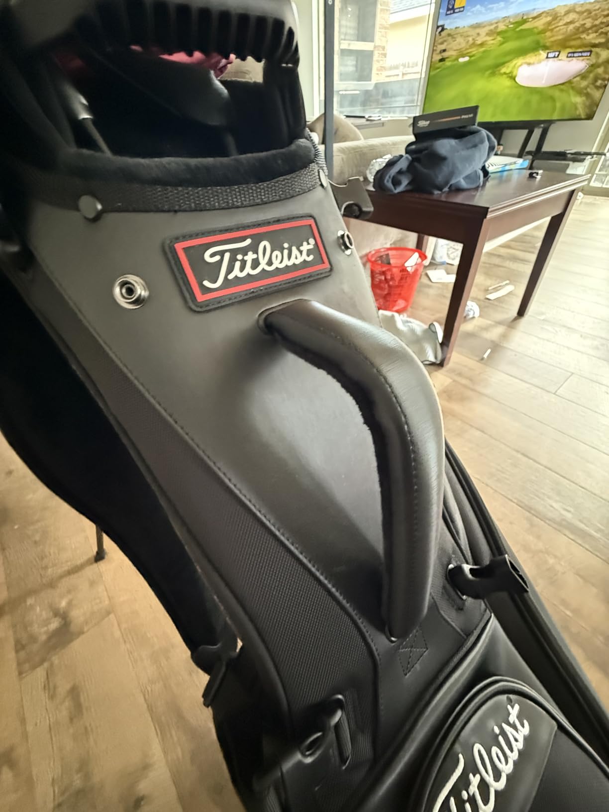 Titleist - Premium Stand Bag - Black/White customer photo 2